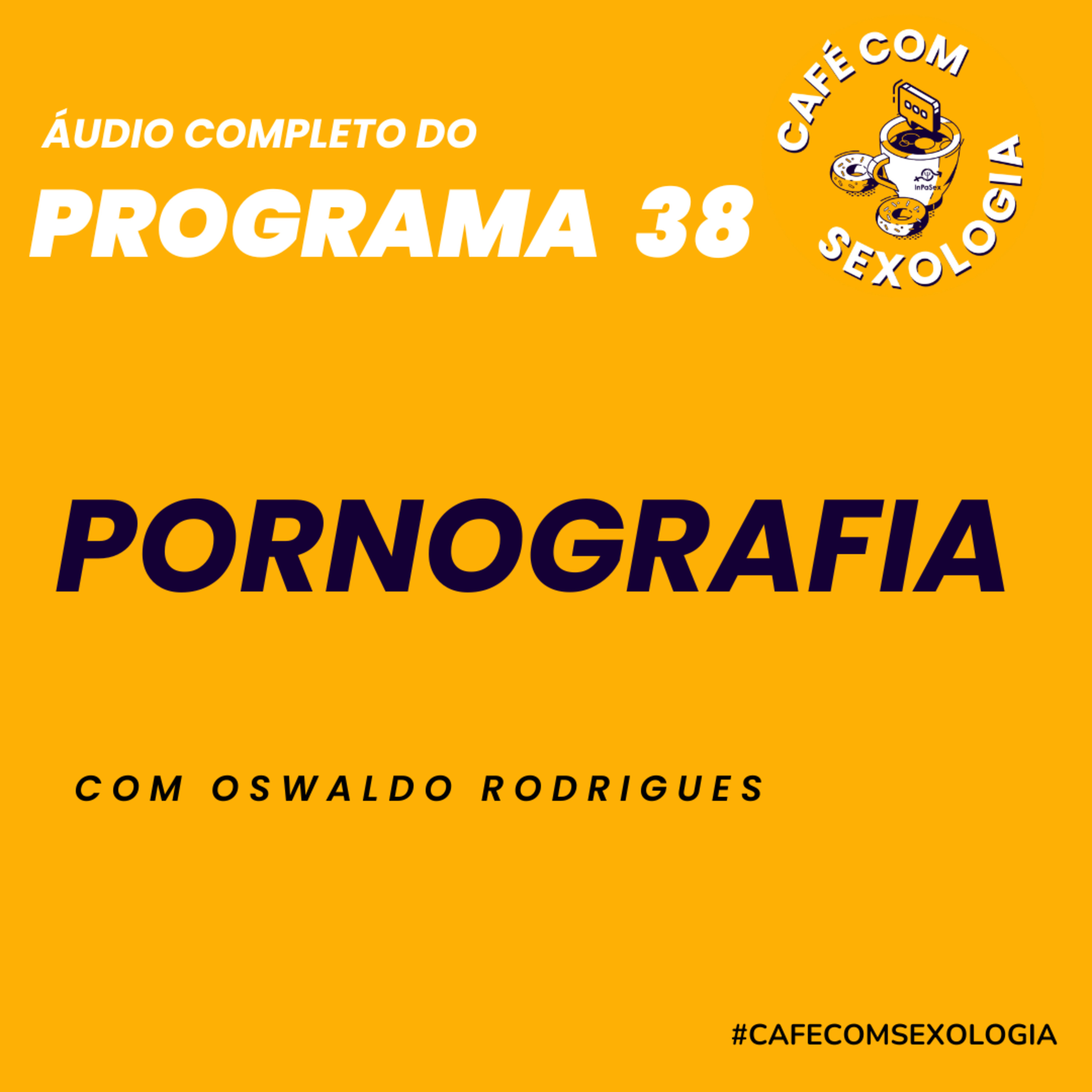 Pornografia com a participação do professor Jorge Leite - Áudio do programa 38 ao vivo episode artwork