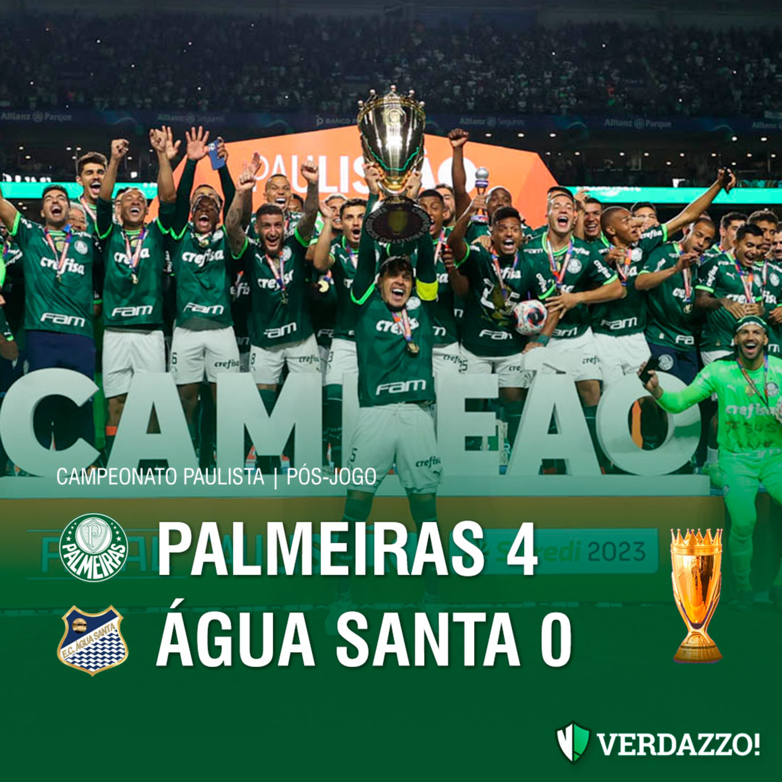 Pós-jogo Palmeiras 4x0 Água Santa episode artwork