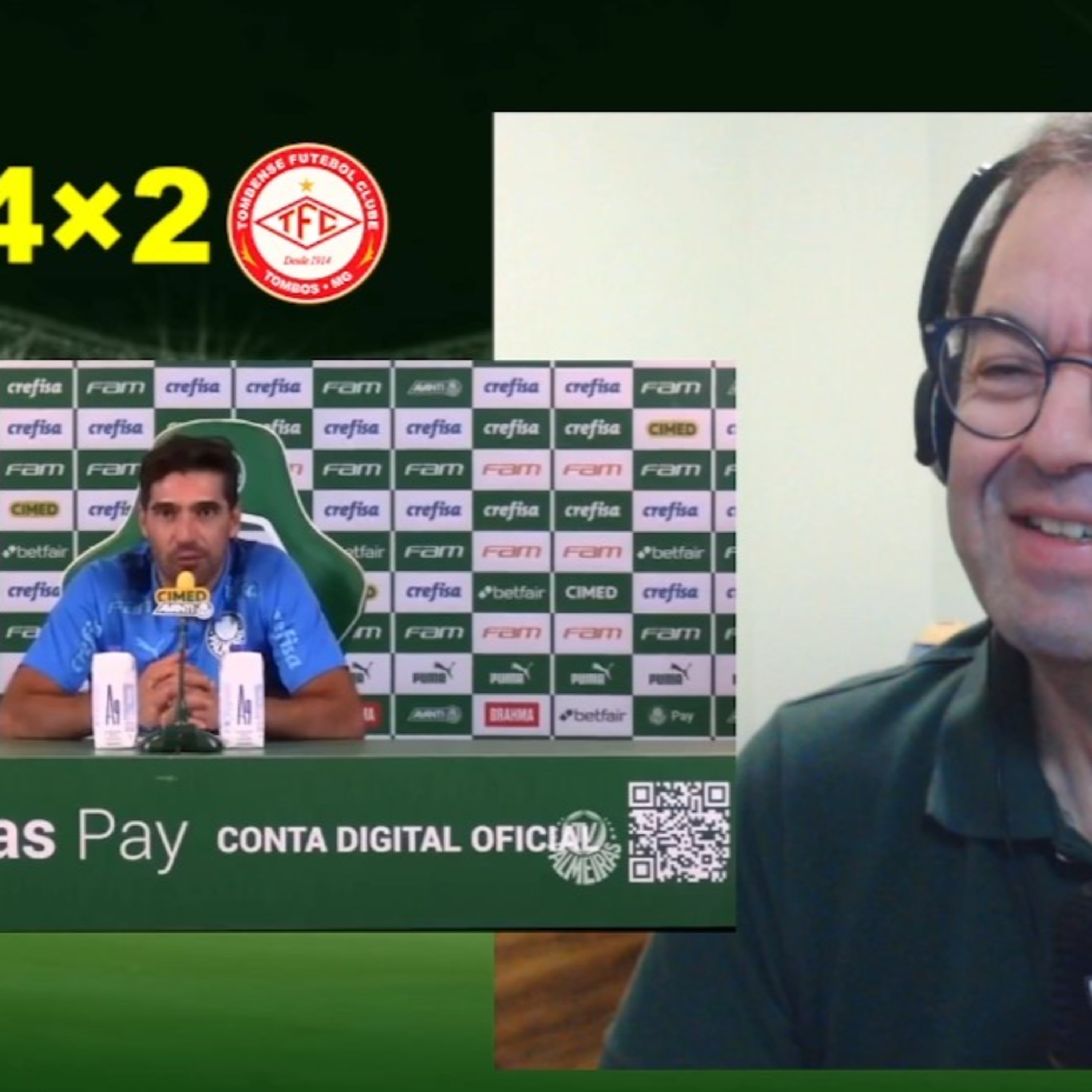 REACT - Coletiva Abel Ferreira - Palmeiras 4x2 Tombense episode artwork
