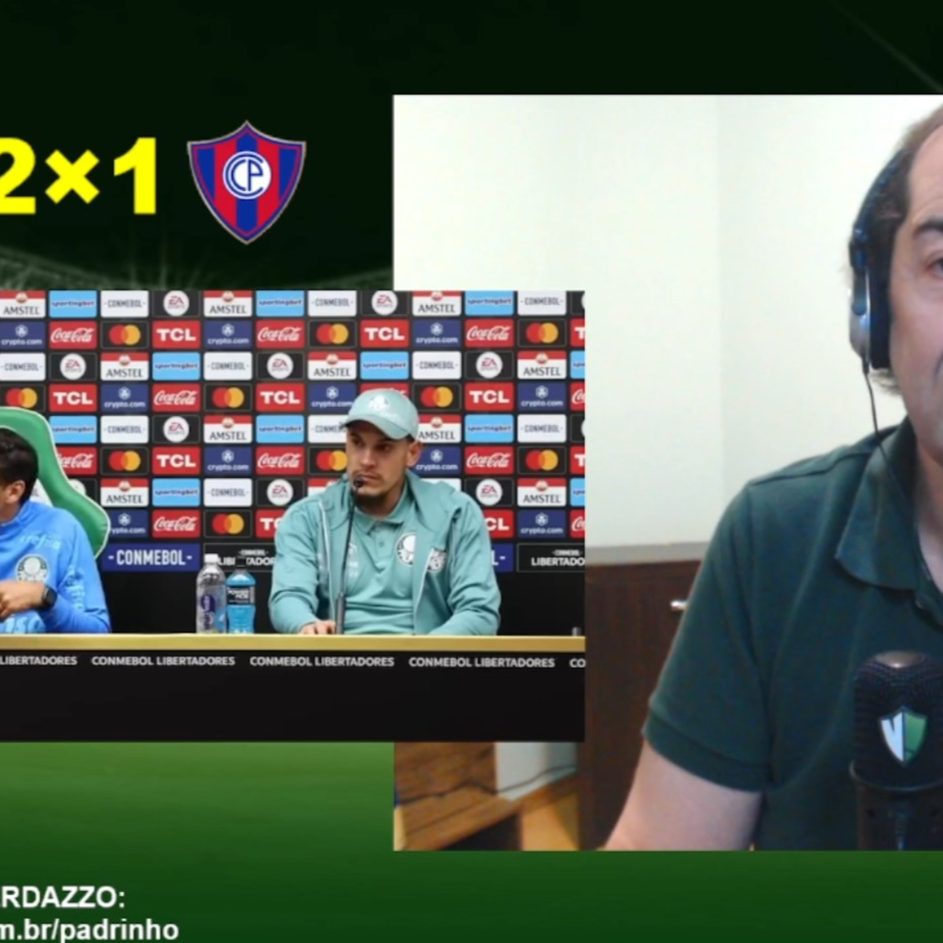 REACT - Coletiva Abel Ferreira - Palmeiras 2x1 Cerro Porteño episode artwork