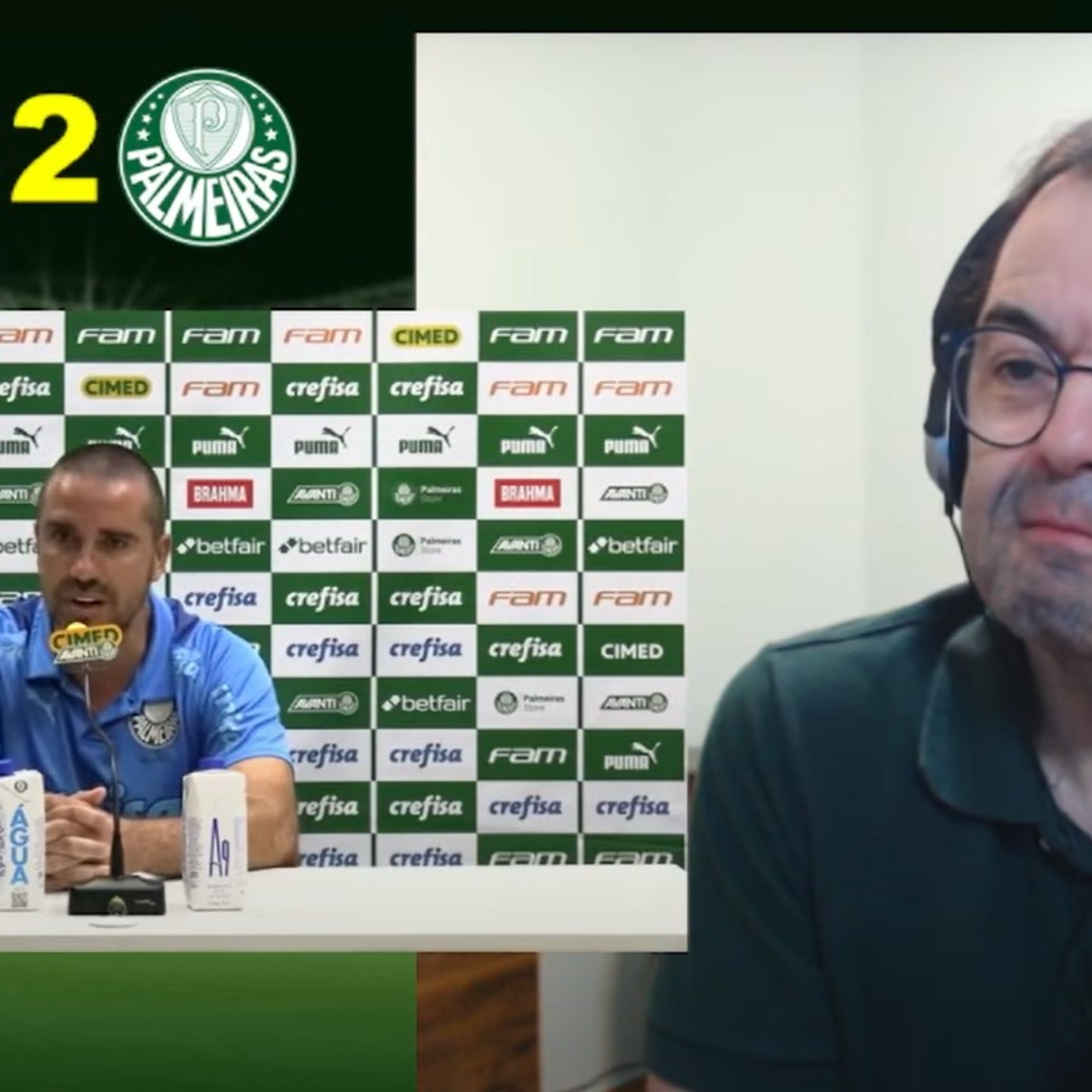 REACT - Coletiva João Martins - Vasco 2x2 Palmeiras  episode artwork