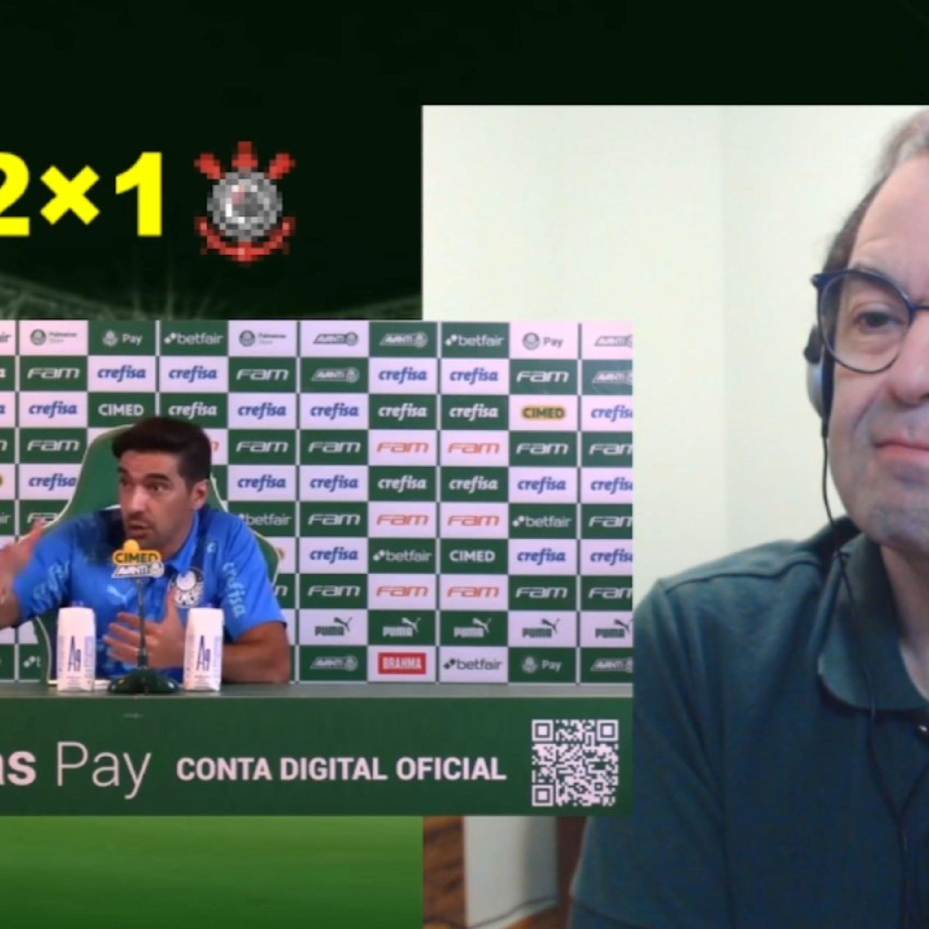 REACT - Coletiva Abel Ferreira - Palmeiras 2x1 SCCP episode artwork