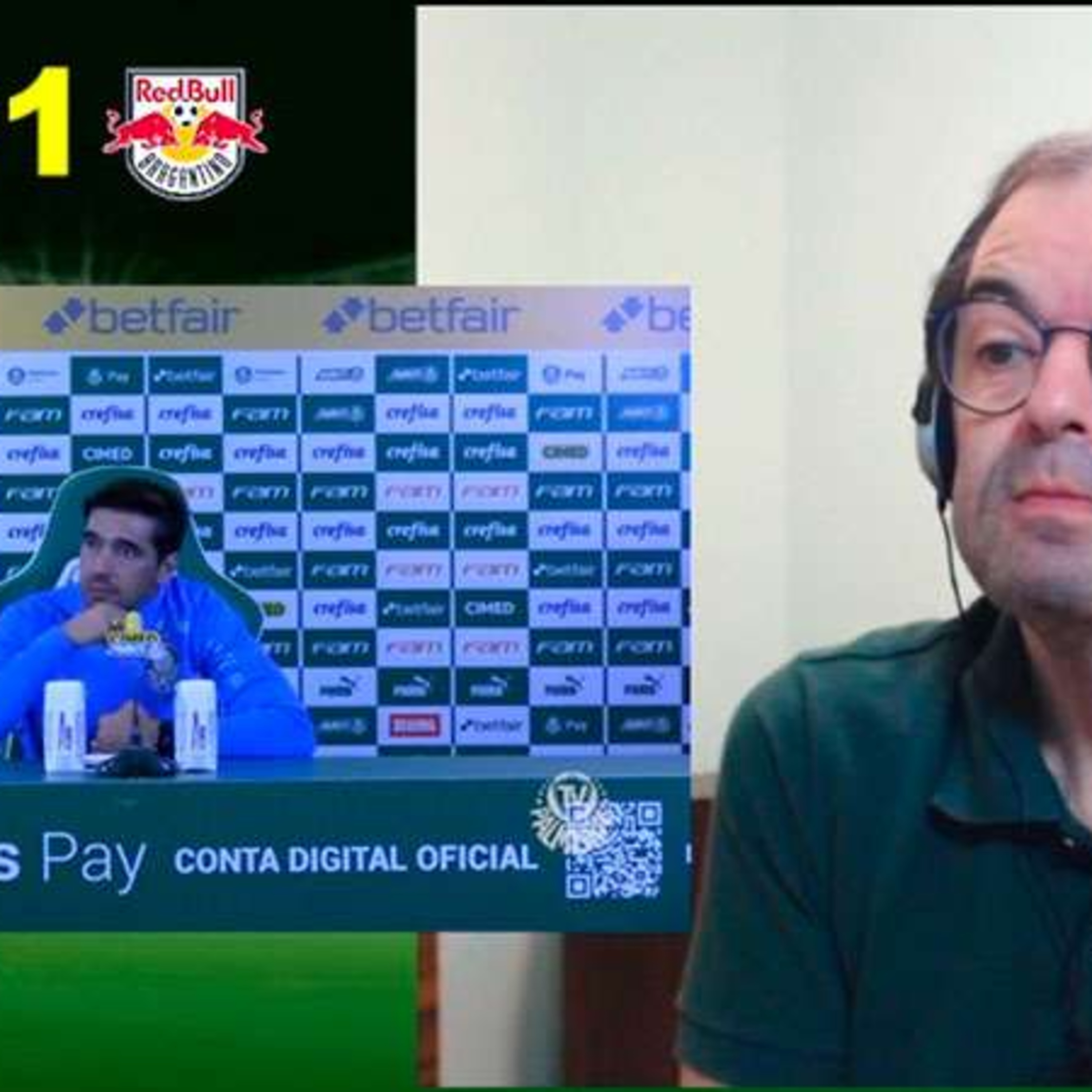 REACT - Coletiva Abel Ferreira - Palmeiras x Red Bull Bragantino episode artwork