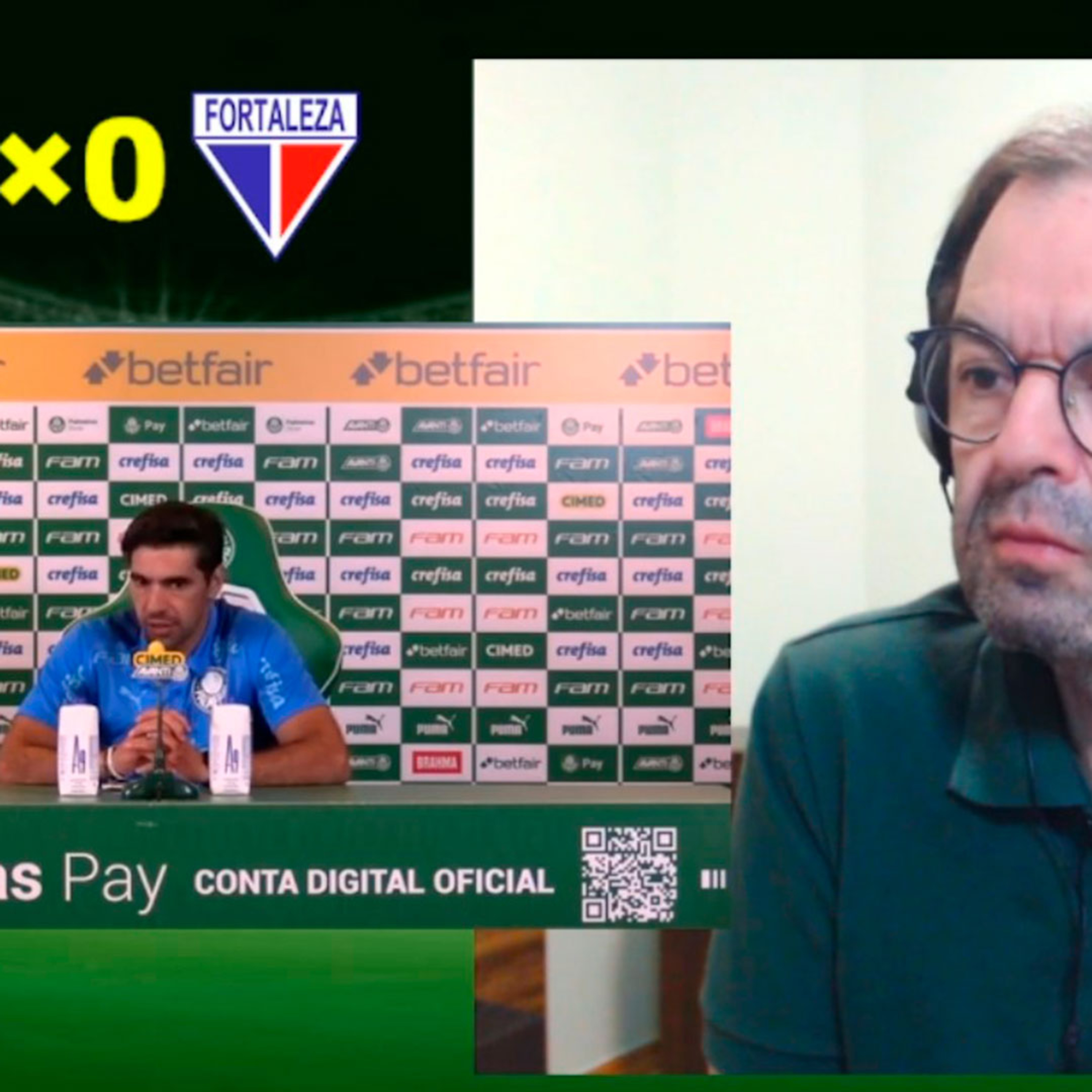 REACT - Coletiva Abel Ferreira - Palmeiras 3x0 Fortaleza episode artwork