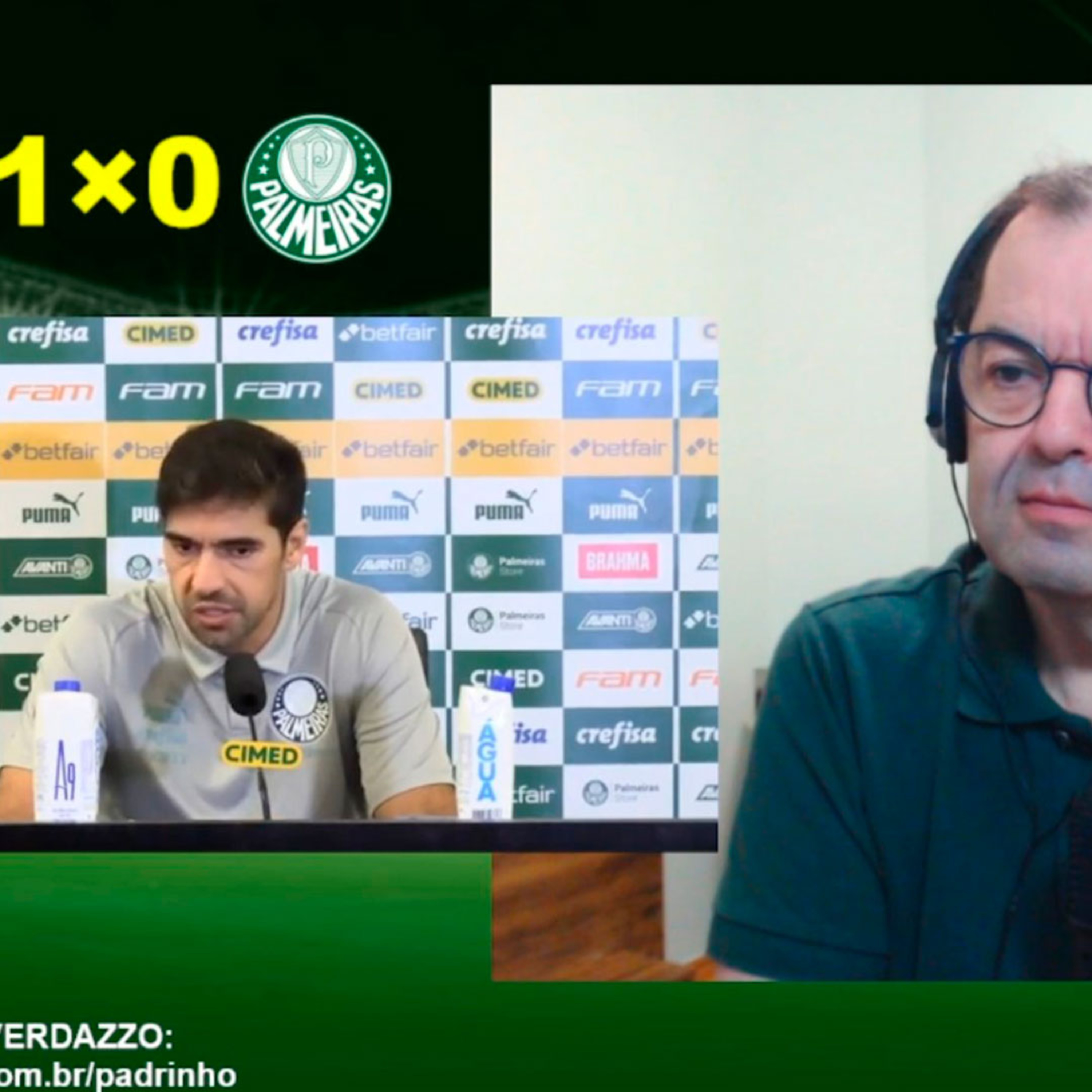 REACT - Coletiva Abel Ferreira - Fortaleza 1x0 Palmeiras episode artwork