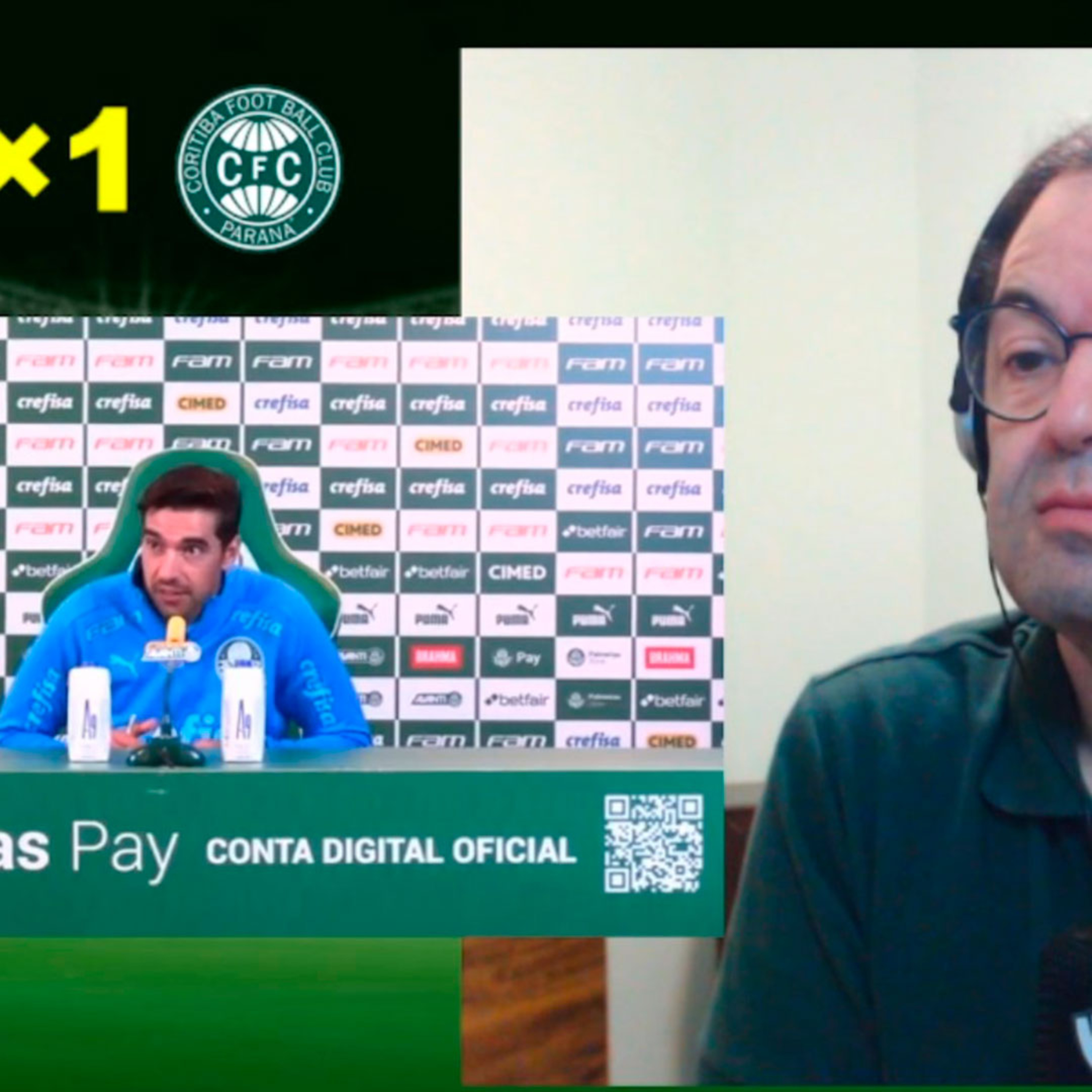 REACT - Coletiva Abel Ferreira - Palmeiras 3x1 Coritiba episode artwork