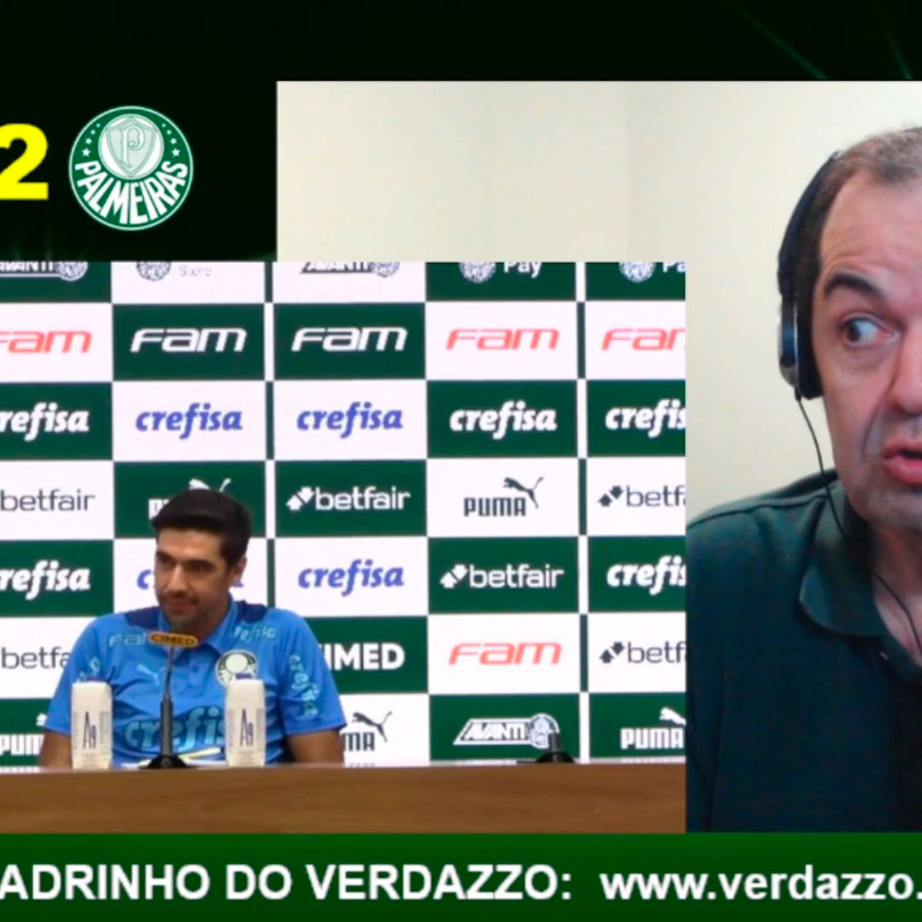 REACT - Coletiva Abel Ferreira - SPFC 0x2 Palmeiras episode artwork