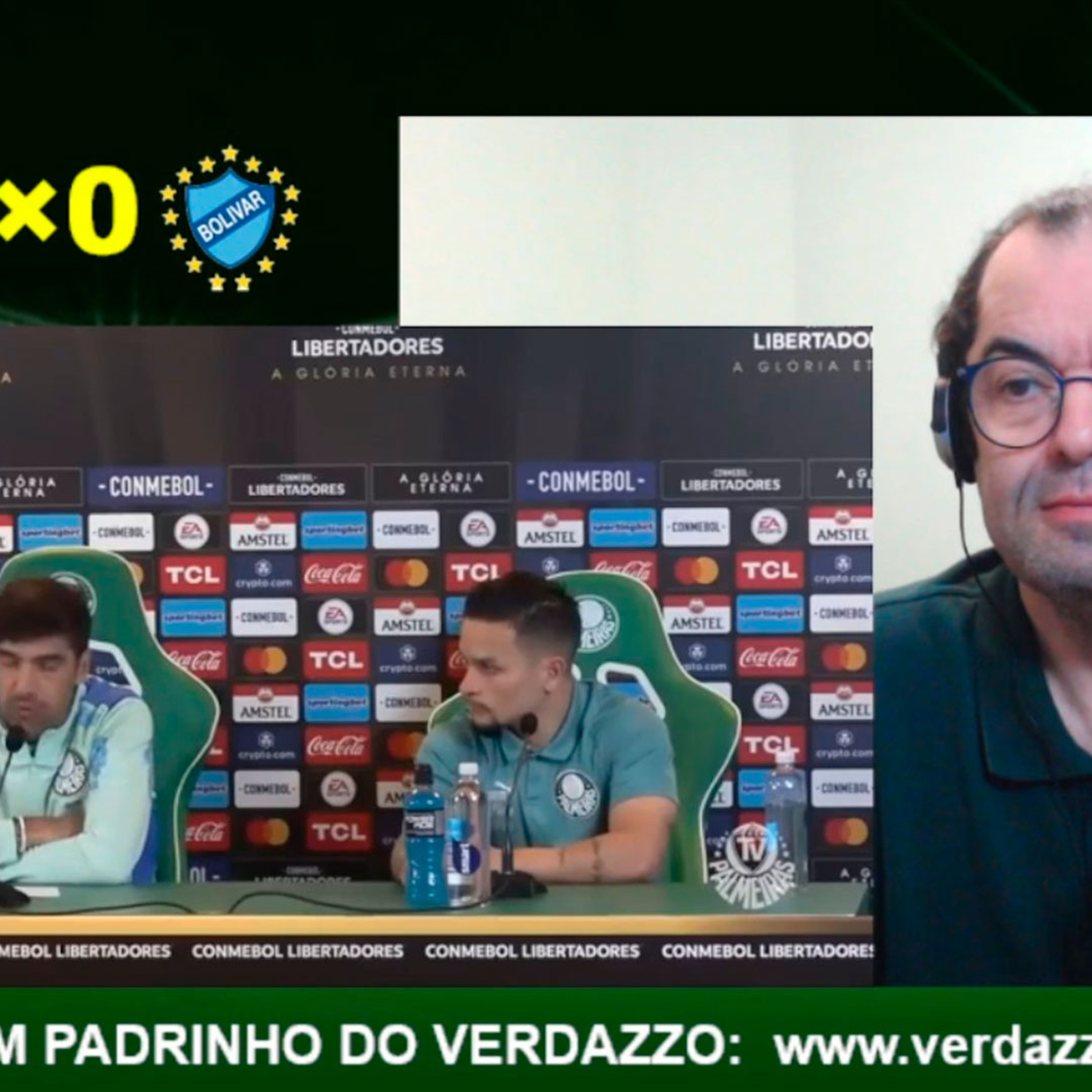 REACT - Coletiva Abel Ferreira - Palmeiras 4x0 Bolívar episode artwork