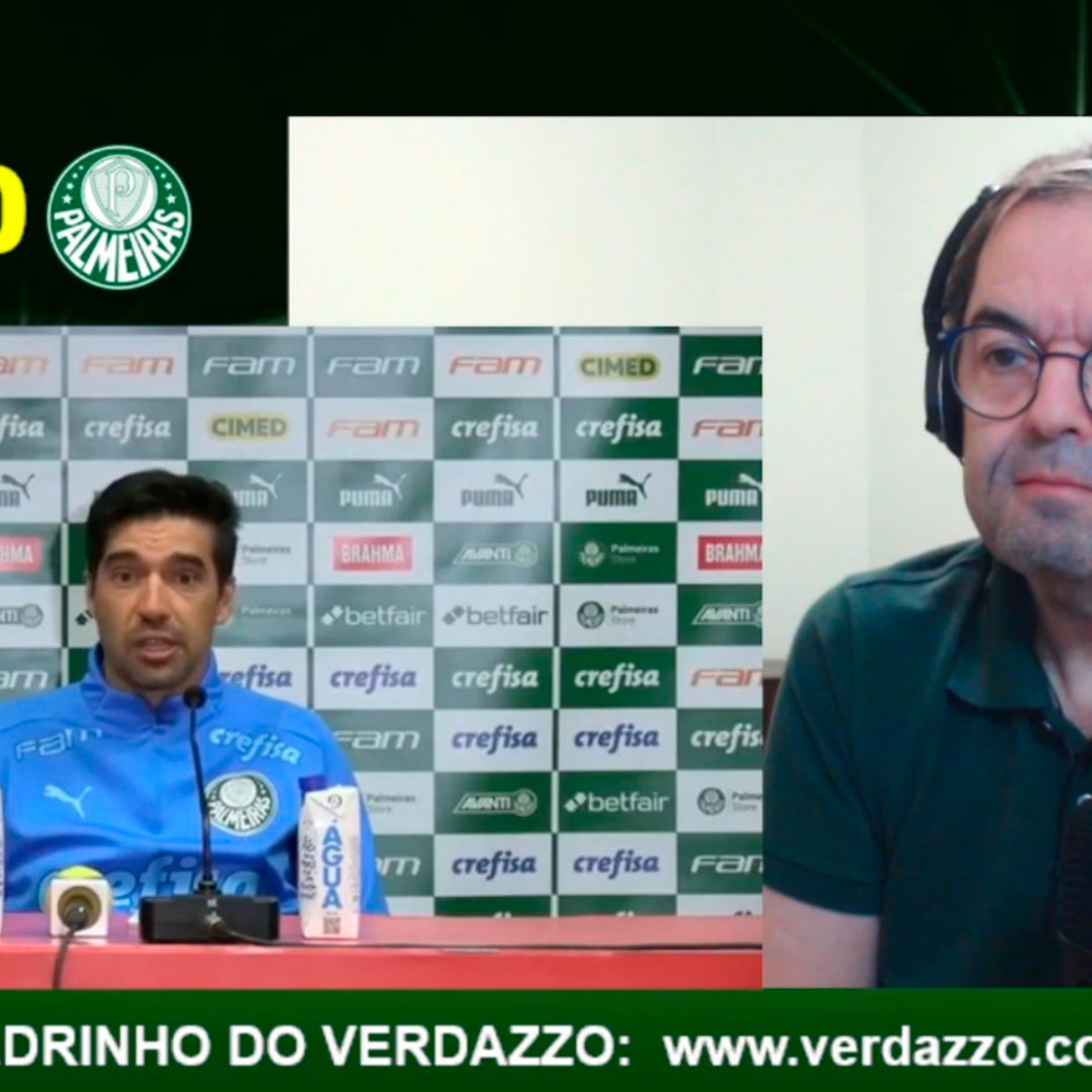 REACT - Coletiva Abel Ferreira - Internacional 0x0 Palmeiras episode artwork
