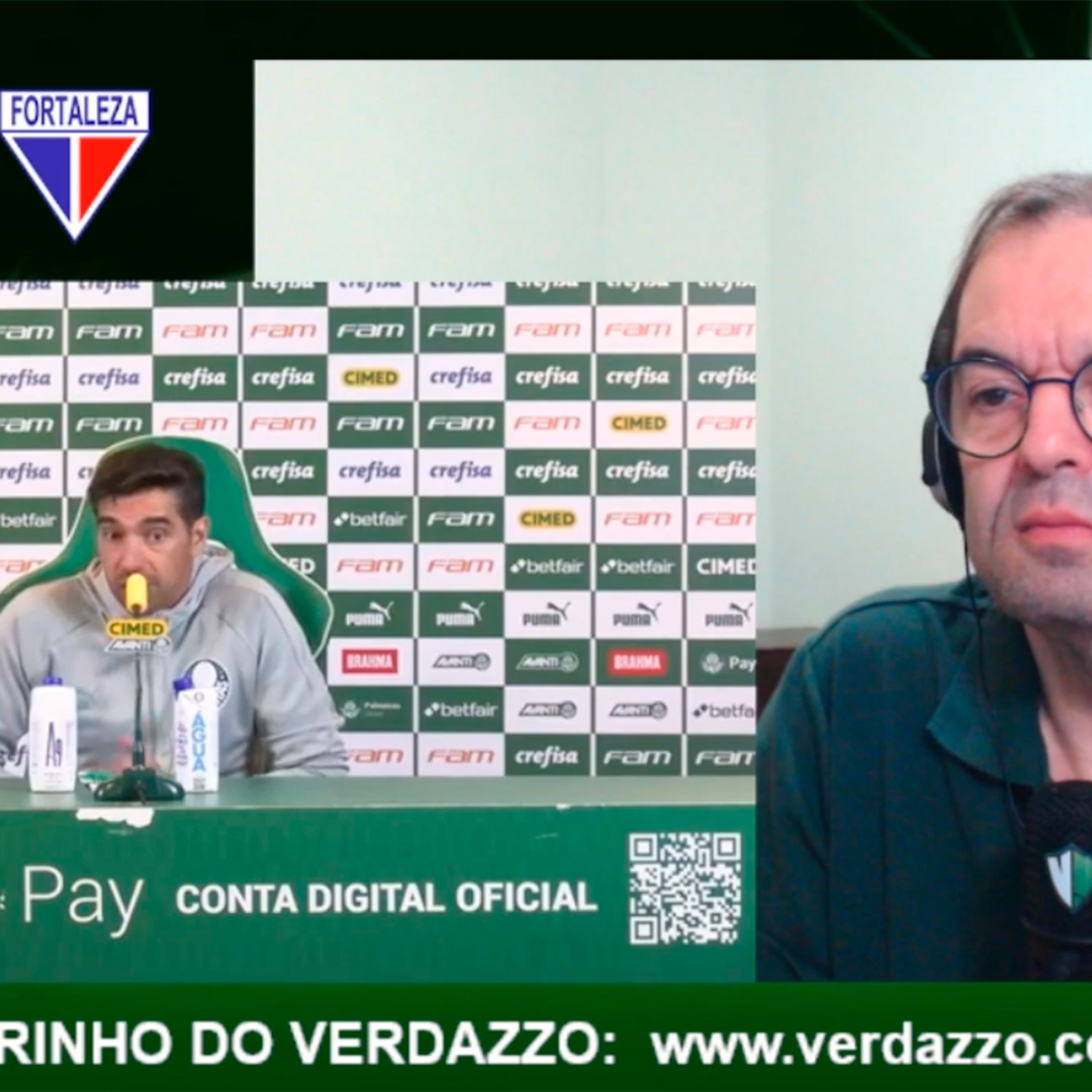 REACT - Coletiva Abel Ferreira - Palmeiras 3x1 Fortaleza episode artwork