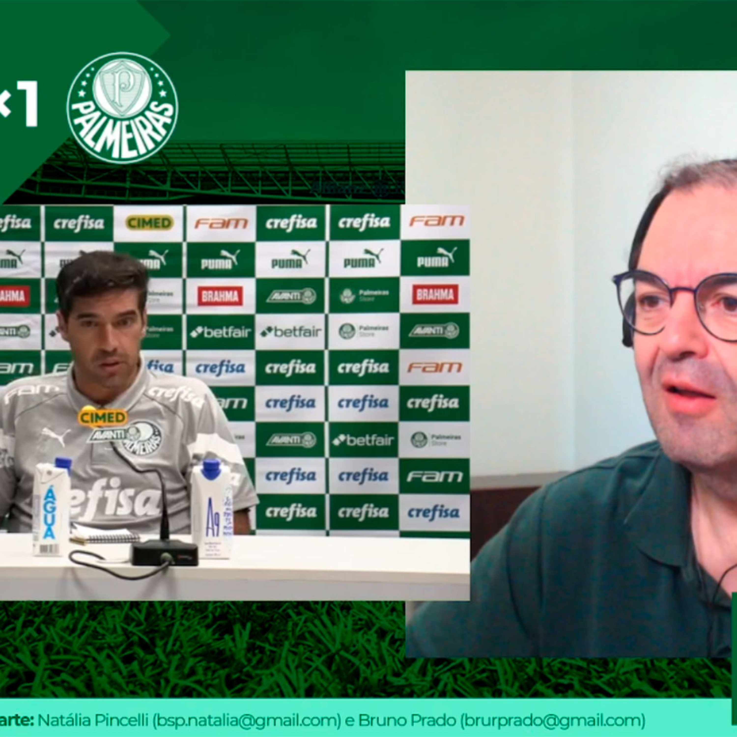 REACT - Coletiva Abel Ferreira - Fluminense 2x1 Palmeiras episode artwork