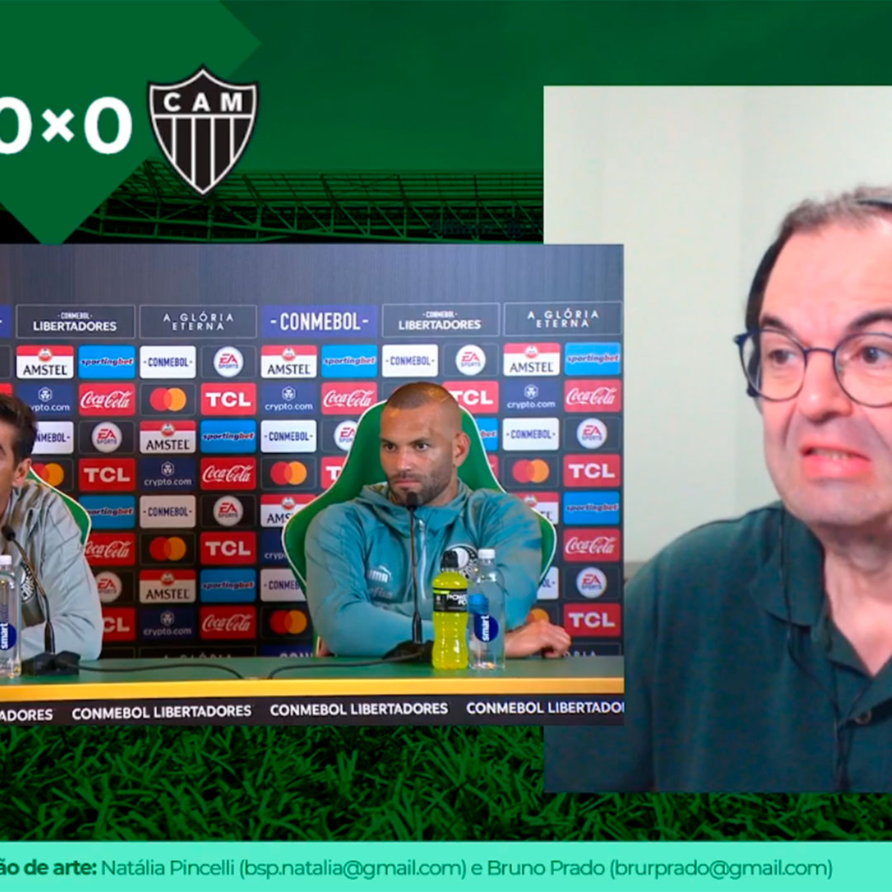 REACT - Coletiva Abel Ferreira - Palmeiras 0x0 Atlético-MG episode artwork