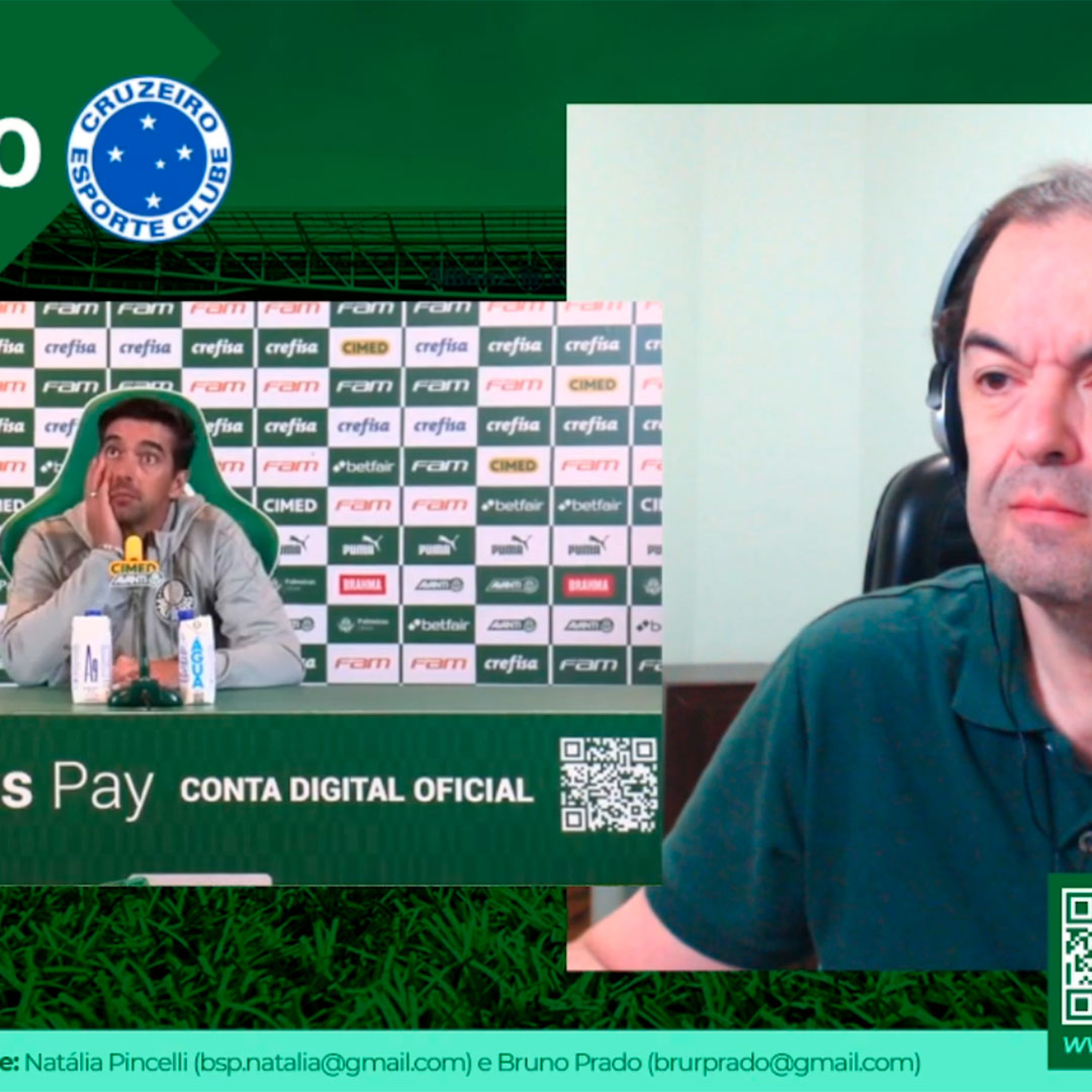 REACT - Coletiva Abel Ferreira - Palmeiras 1x0 Cruzeiro episode artwork