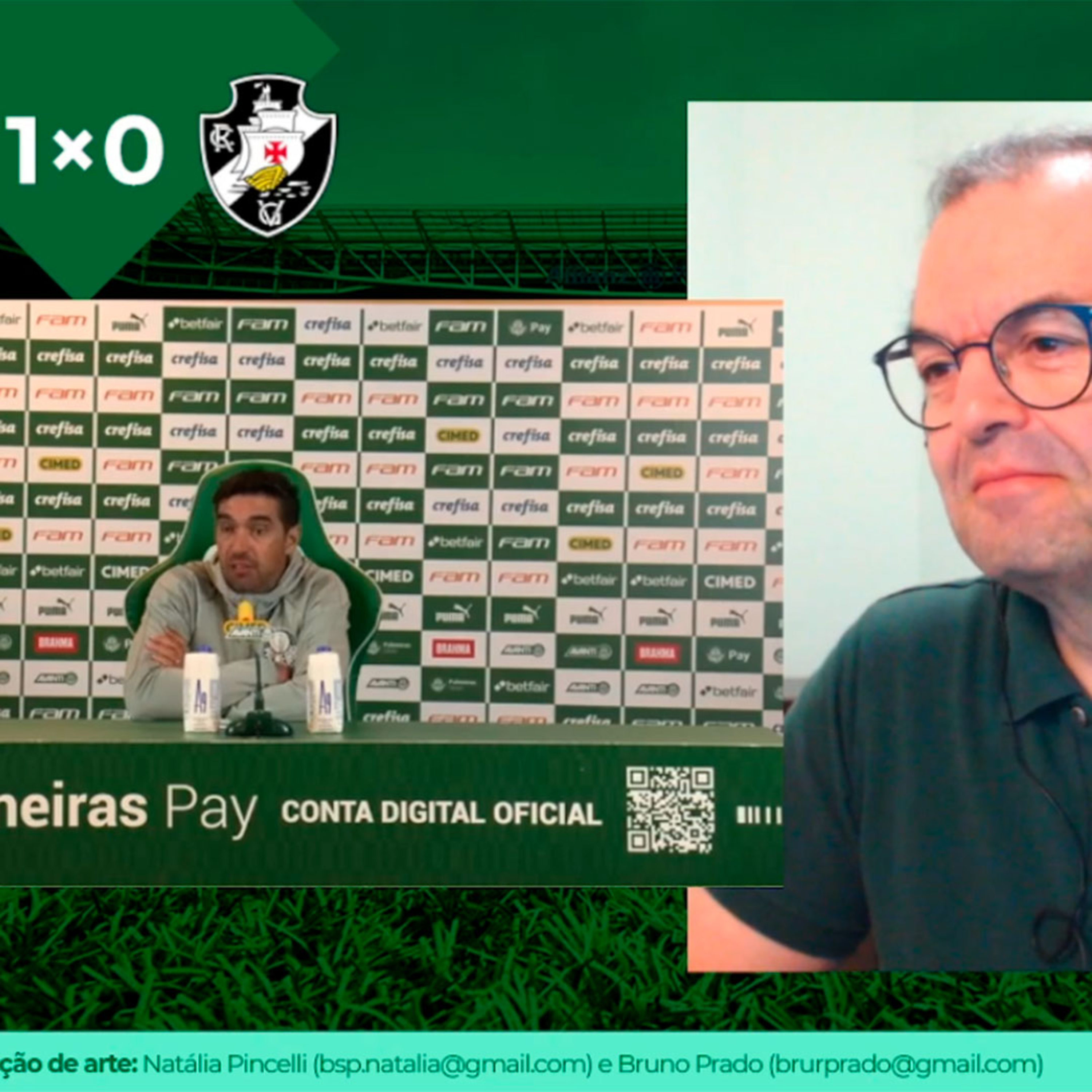 REACT - Coletiva Abel Ferreira - Palmeiras 1x0 Vasco episode artwork