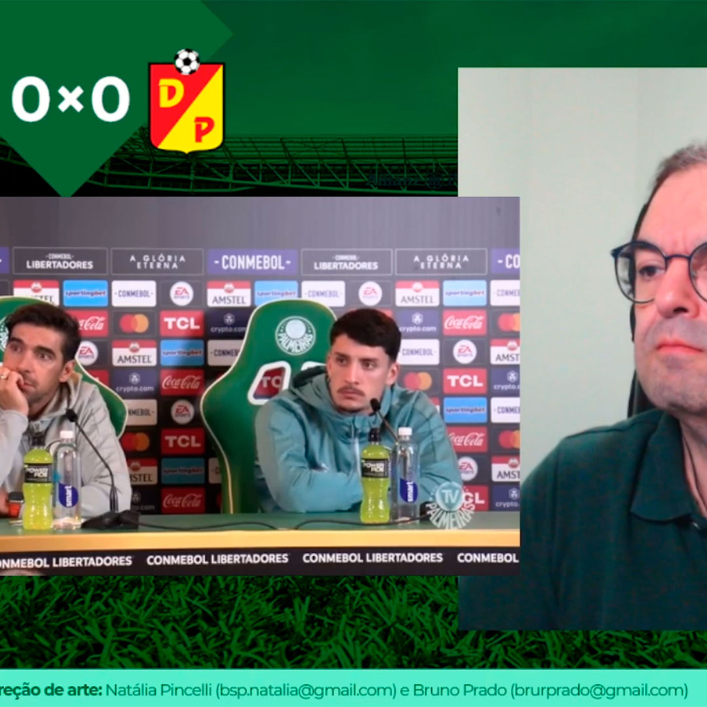 REACT - Coletiva Abel Ferreira - Palmeiras 0x0 Deportivo Pereira episode artwork