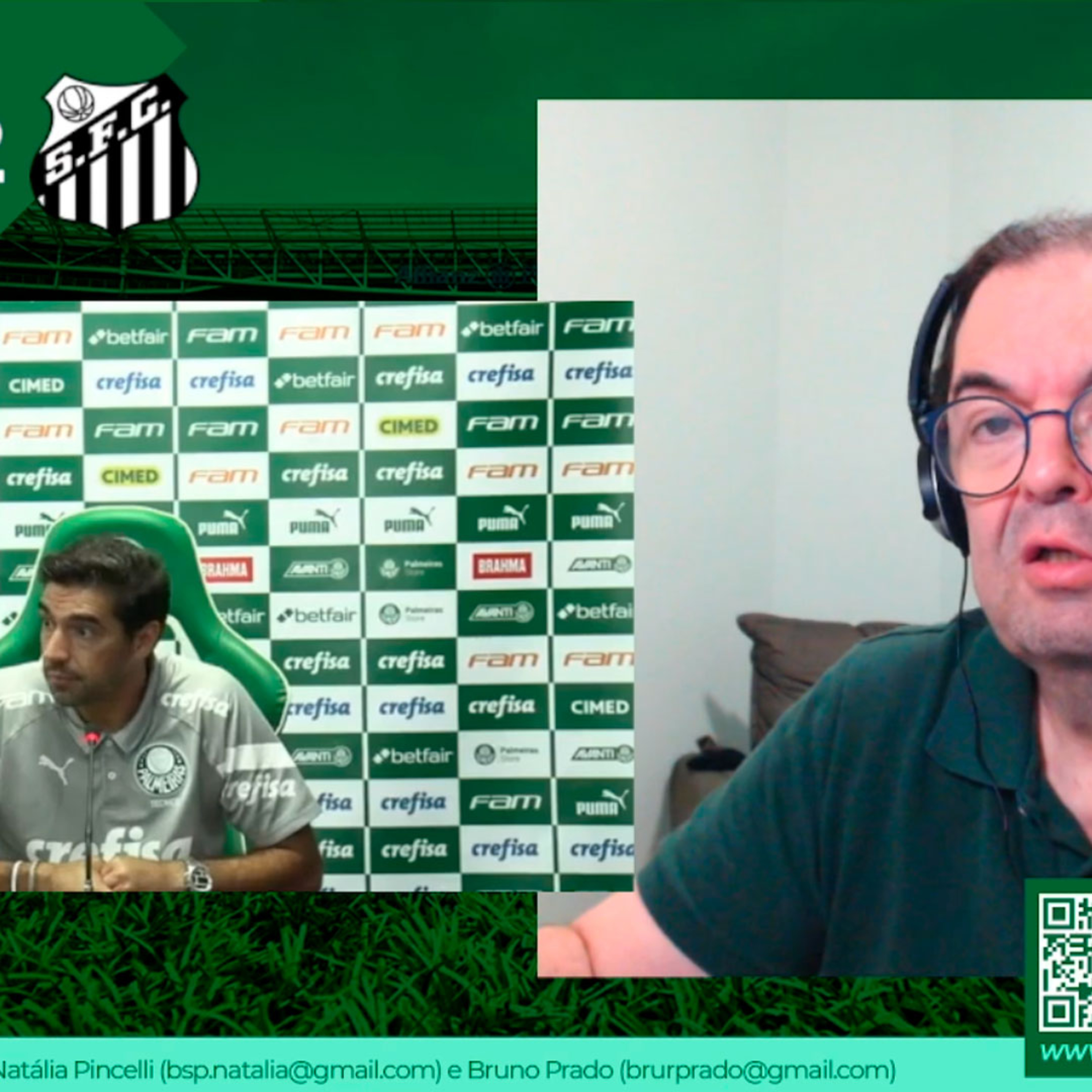 REACT - Coletiva Abel Ferreira - Palmeiras 1x2 Santos episode artwork