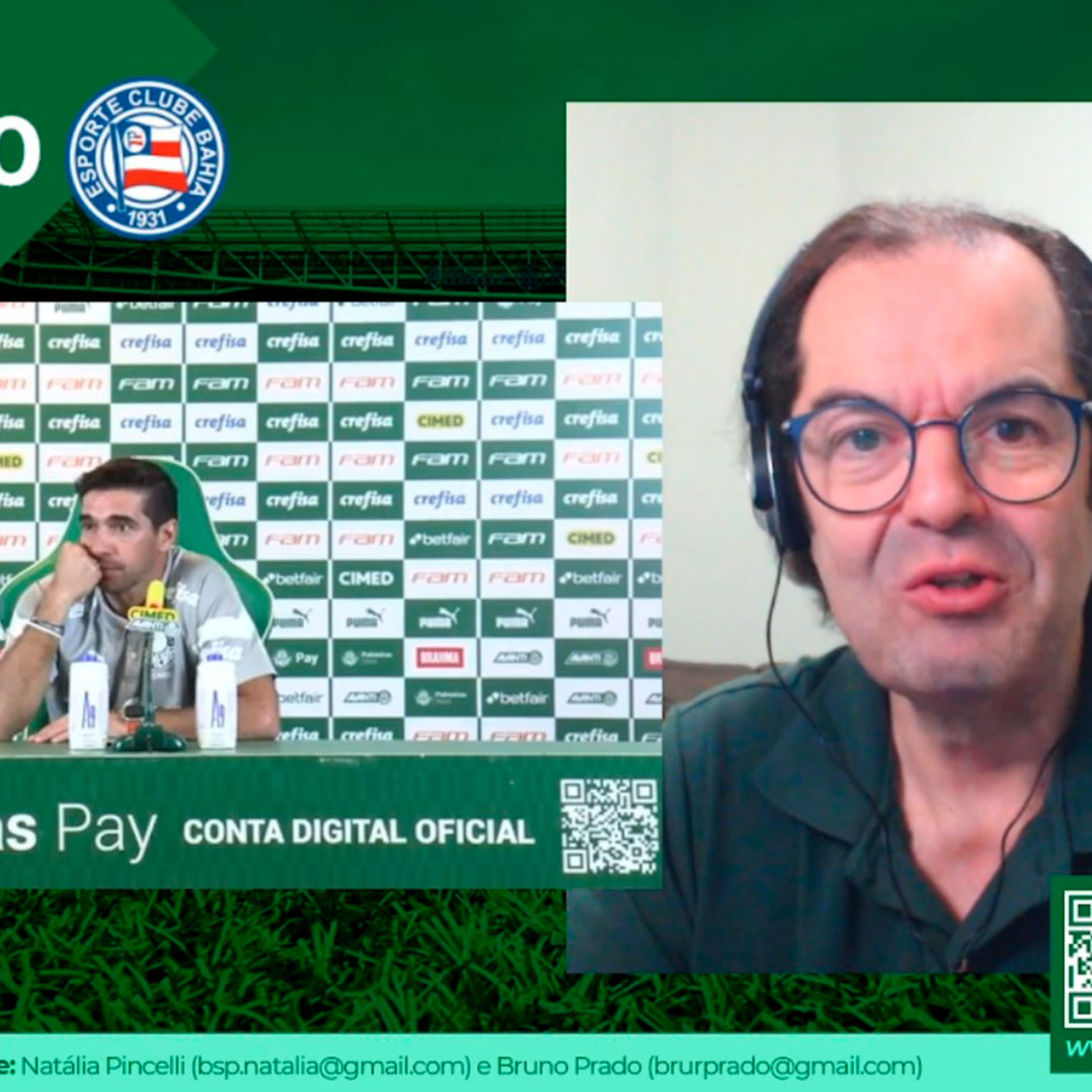 REACT - Coletiva Abel Ferreira - Palmeiras 1x0 Bahia episode artwork