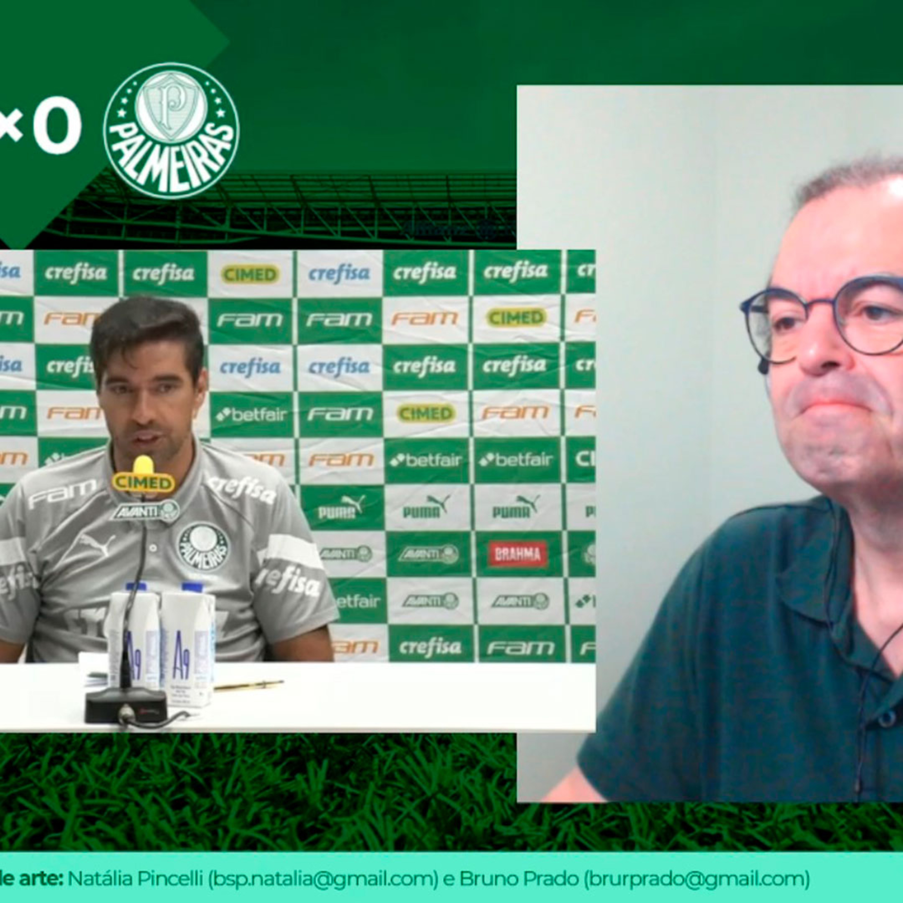 REACT - Coletiva Abel Ferreira - Flamengo 3x0 Palmeiras episode artwork