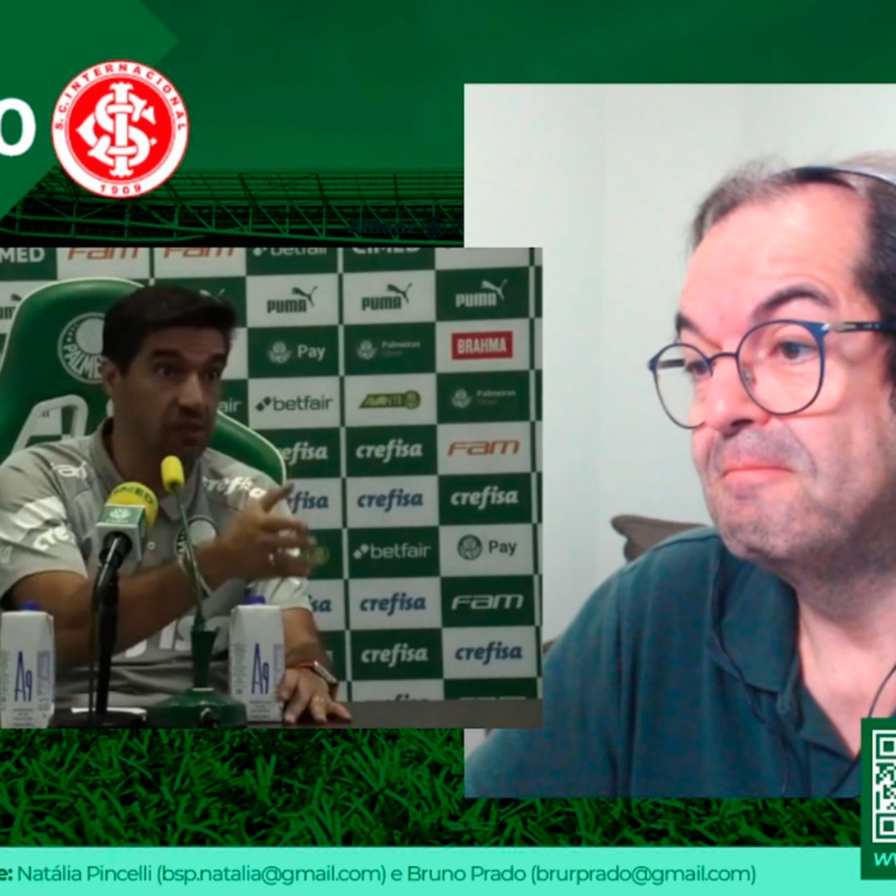 REACT - Coletiva Abel Ferreira - Palmeiras 3x0 Internacional episode artwork
