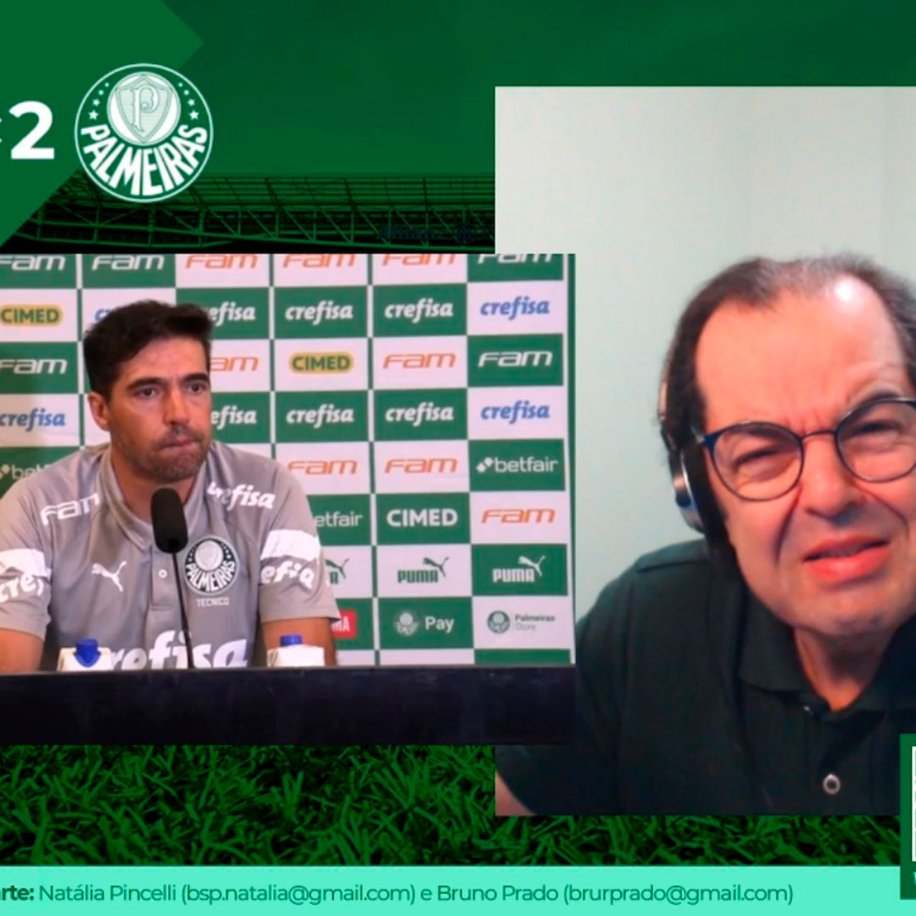REACT - Coletiva Abel Ferreira - Fortaleza 2x2 Palmeiras episode artwork