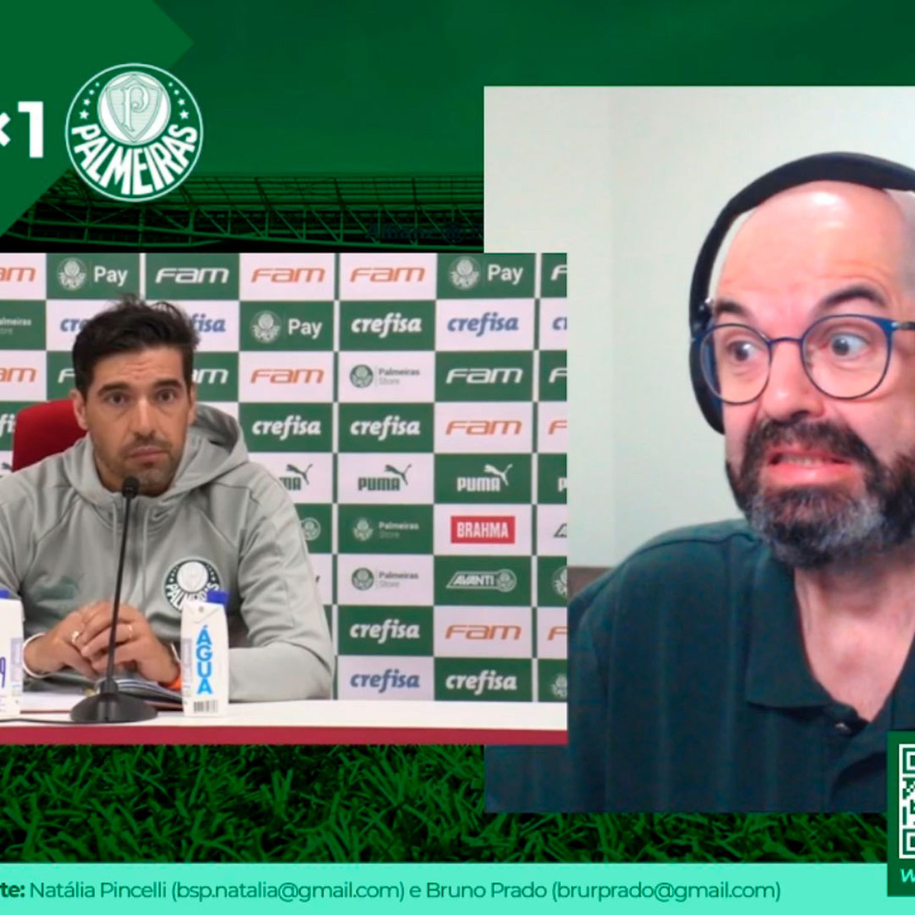 REACT - Coletiva Abel Ferreira - Red Bull Bragantino 0x1 Palmeiras episode artwork