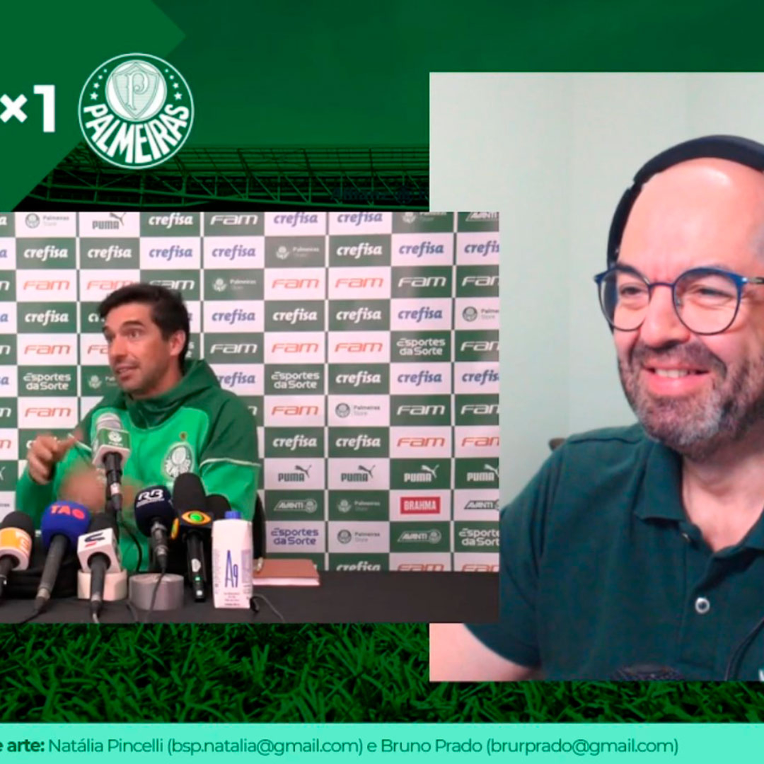 REACT - Coletiva Abel Ferreira - São Bernardo 0x1 Palmeiras episode artwork