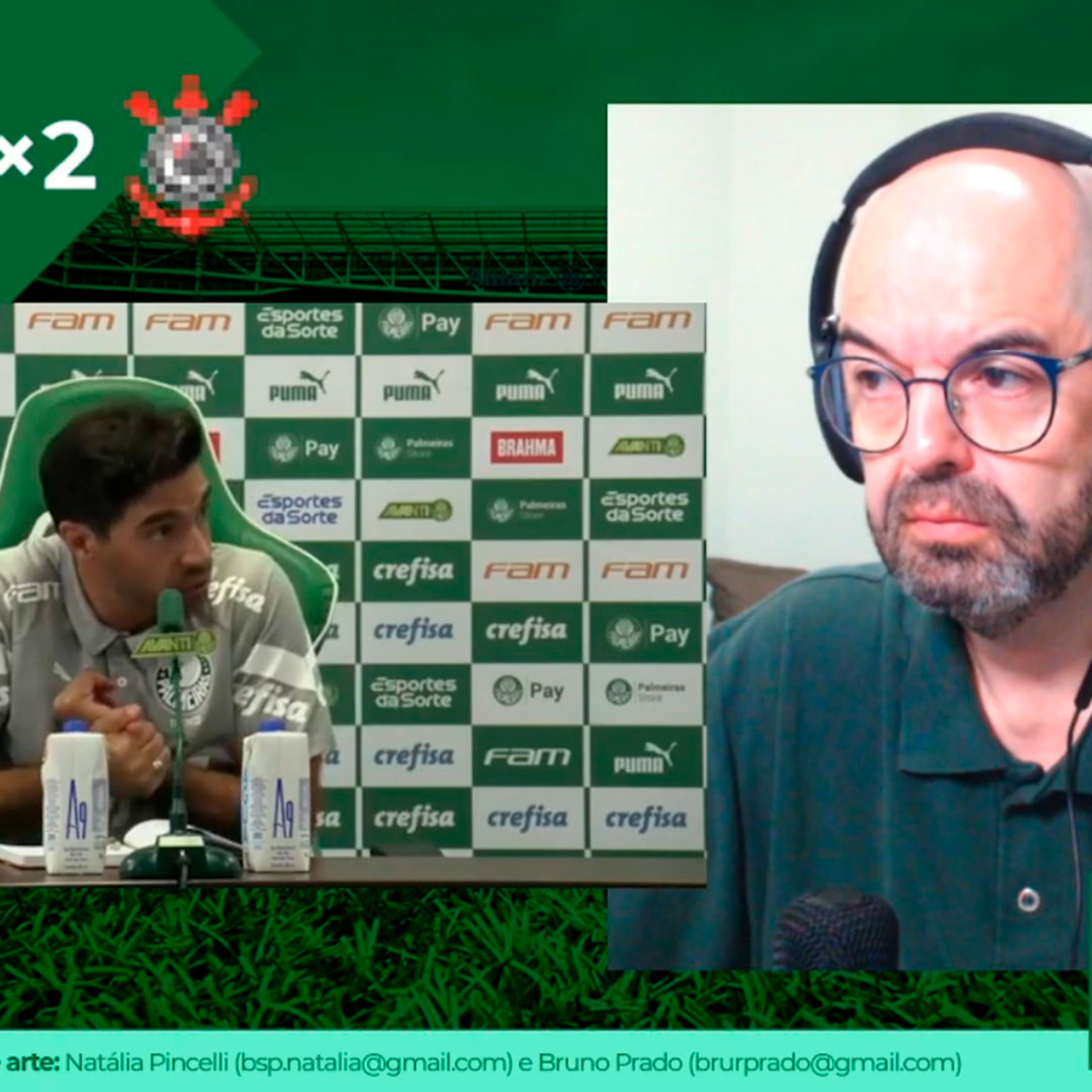 REACT - Coletiva Abel Ferreira - Palmeiras 2x2 SCCP episode artwork