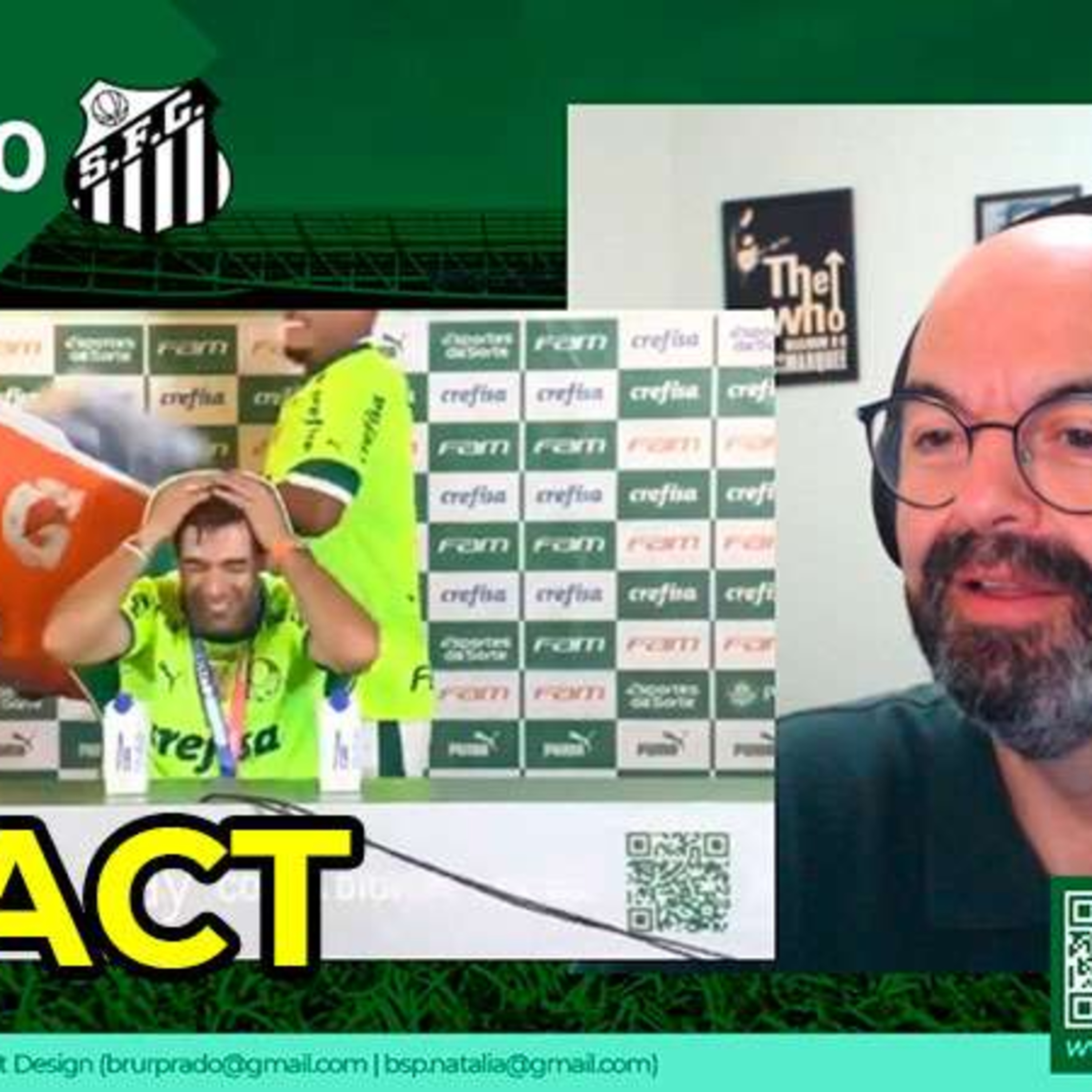 REACT - Coletiva Abel Ferreira - Palmeiras 2x0 Santos episode artwork