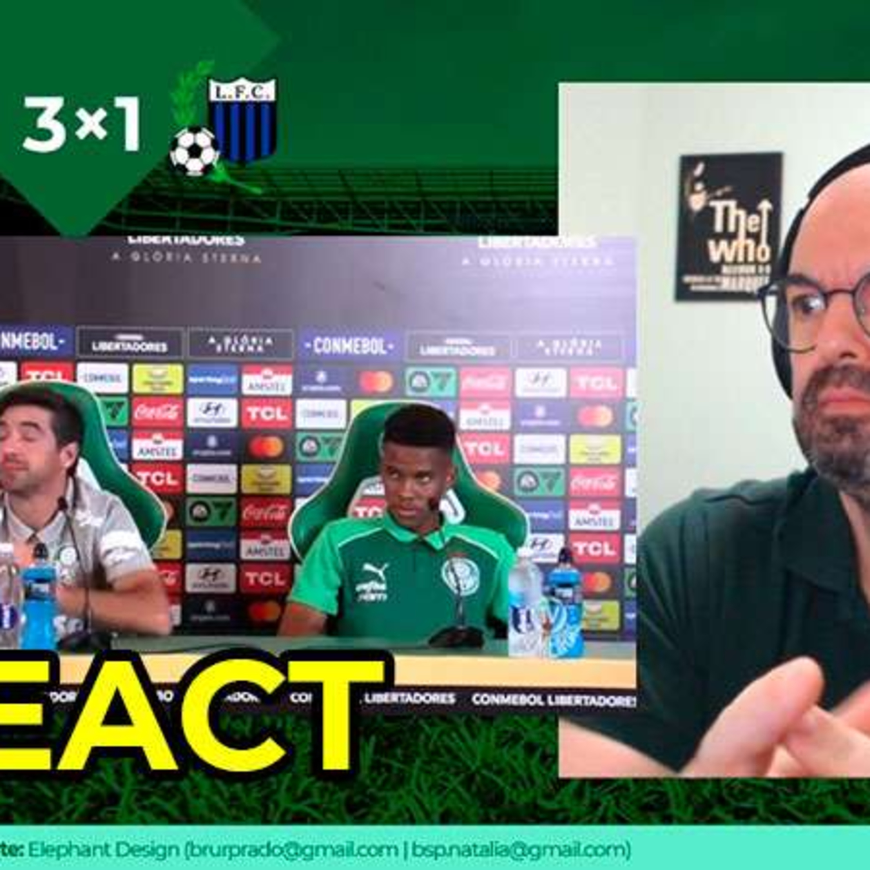 REACT - Coletiva Abel Ferreira - Palmeiras 3x1 Liverpool-URU episode artwork