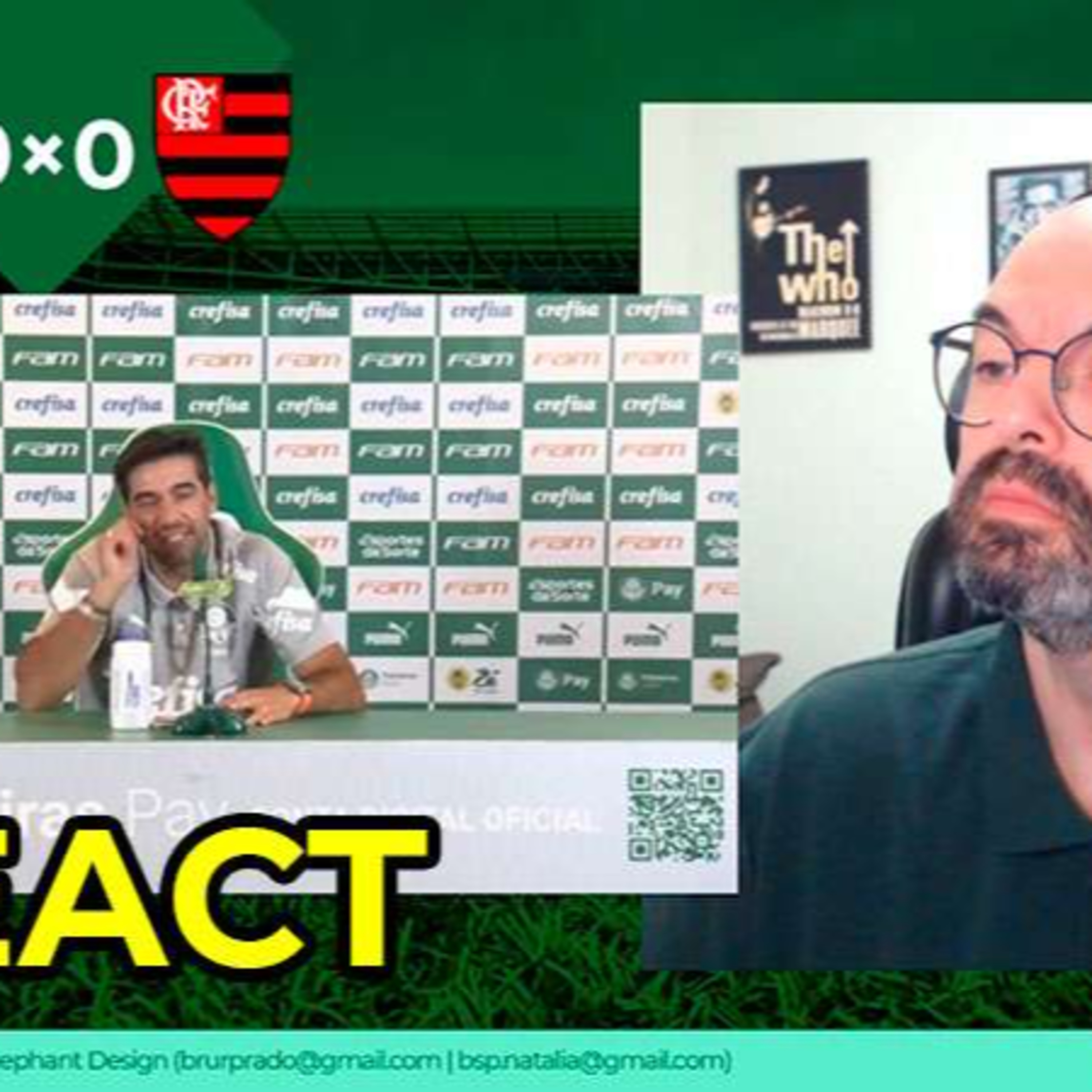REACT - Coletiva Abel Ferreira - Palmeiras 0x0 Flamengo episode artwork