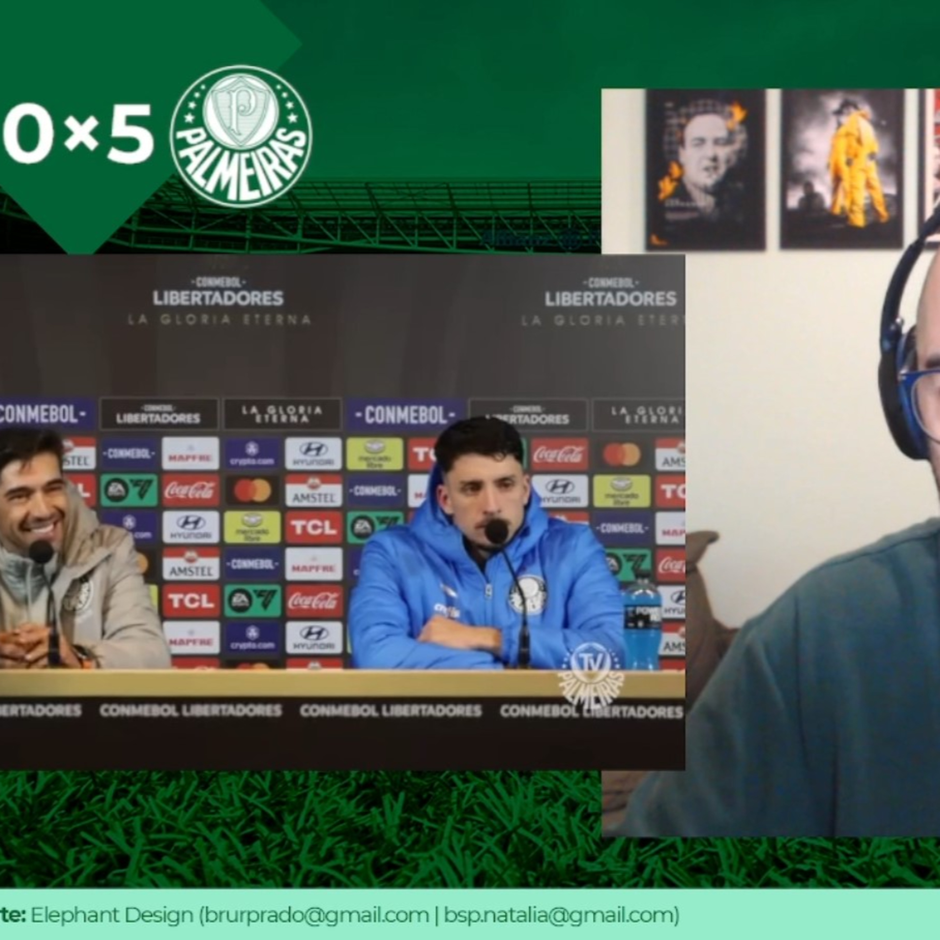 REACT - Coletiva Abel Ferreira - Liverpool 0x5 Palmeiras episode artwork
