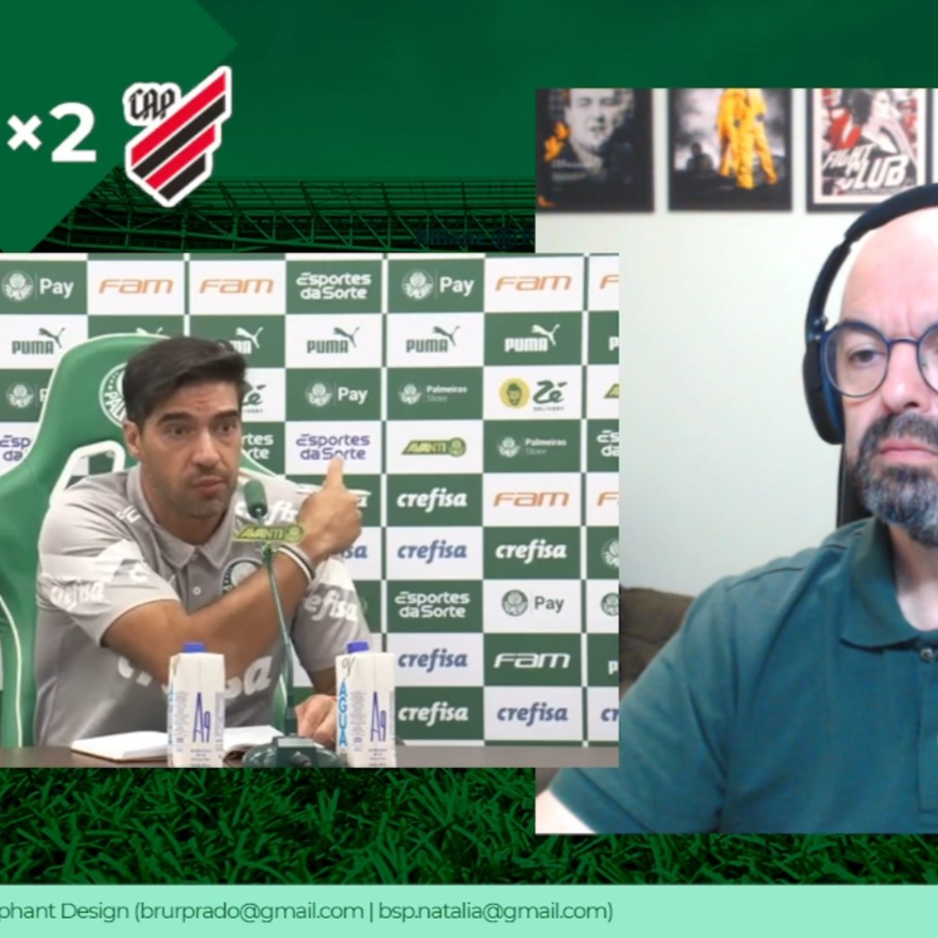REACT - Coletiva Abel Ferreira - Palmeiras 0x2 Athletico-PR episode artwork