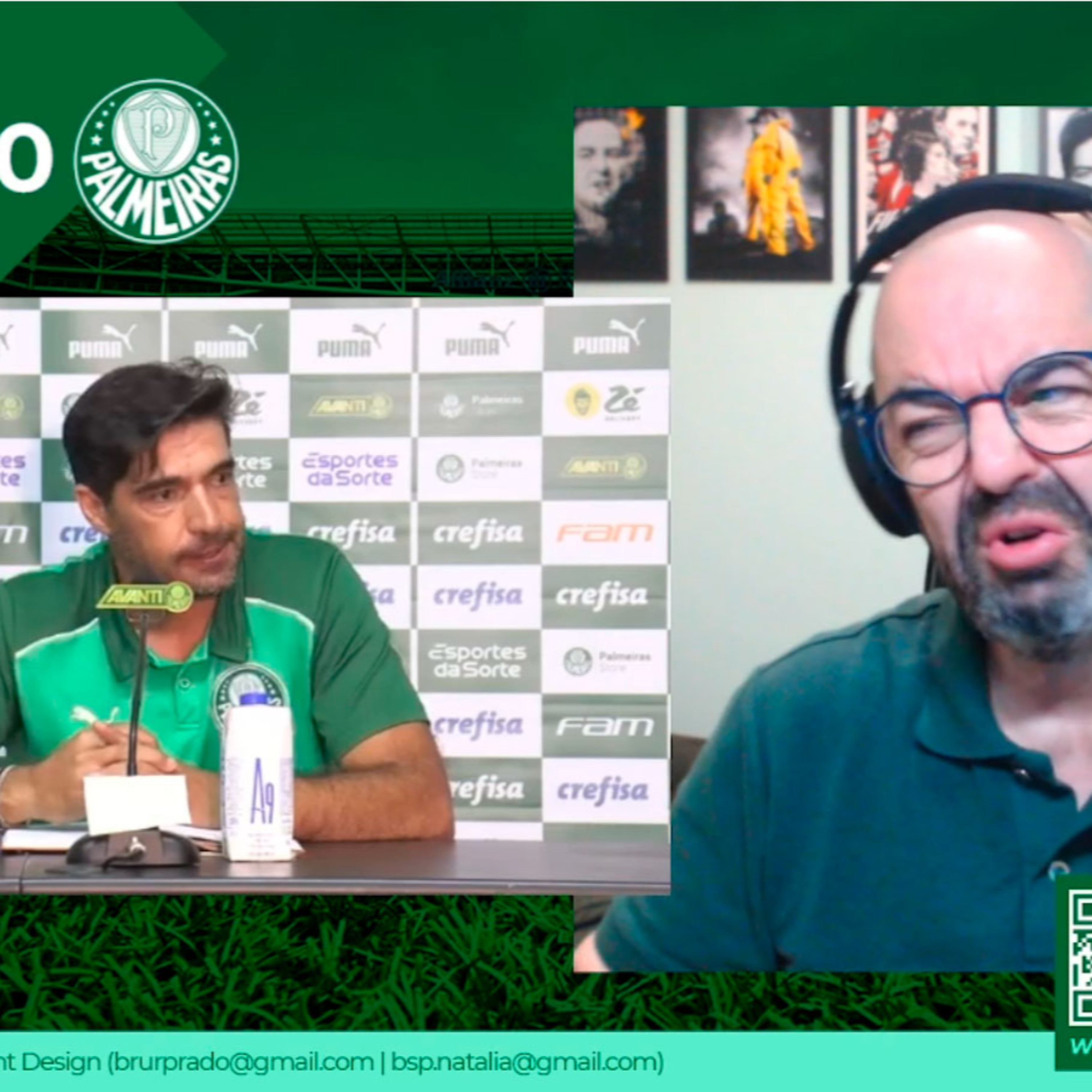 REACT - Coletiva Abel Ferreira - Botafogo-SP 0x0 Palmeiras episode artwork