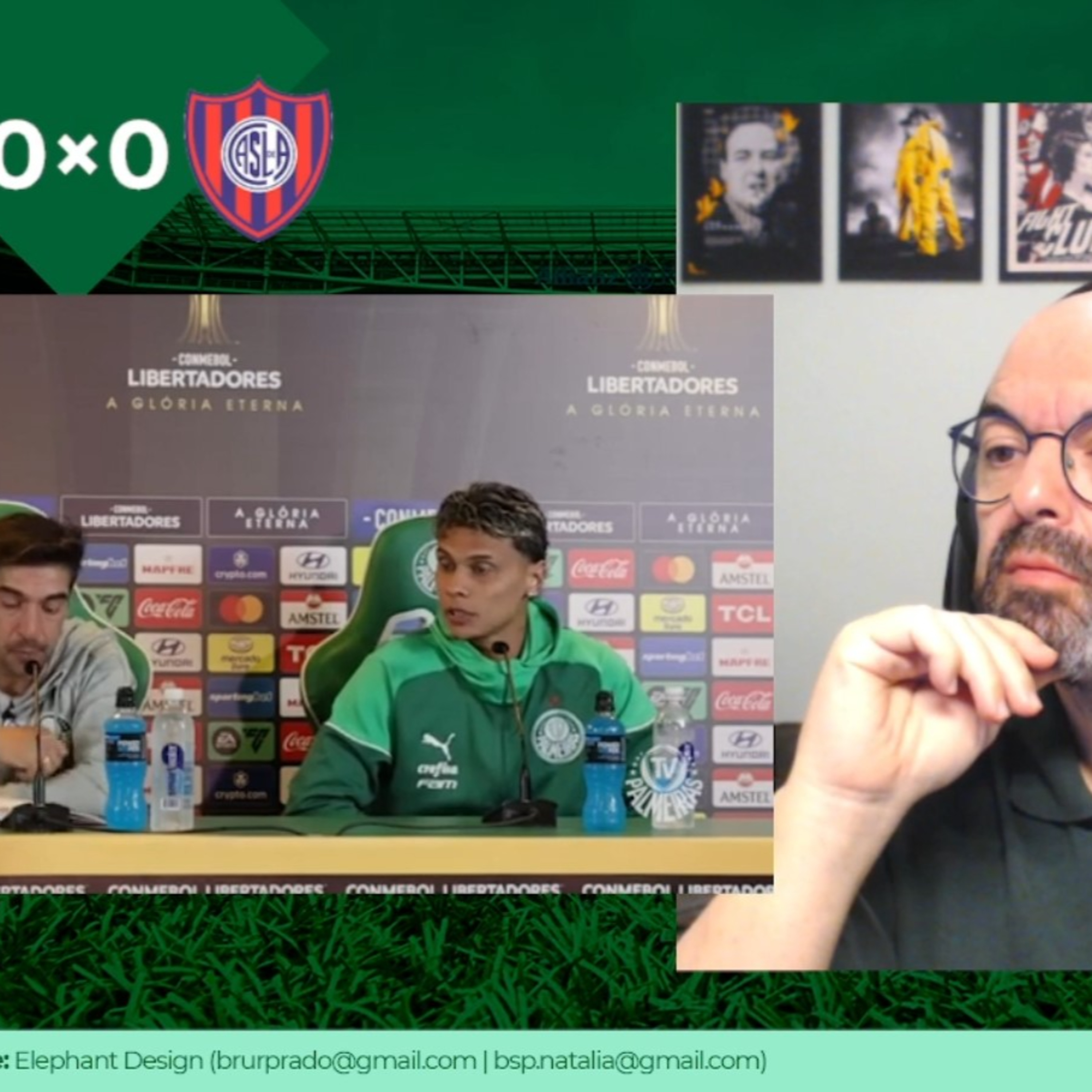 REACT - Coletiva Abel Ferreira - Palmeiras 0x0 San Lorenzo episode artwork
