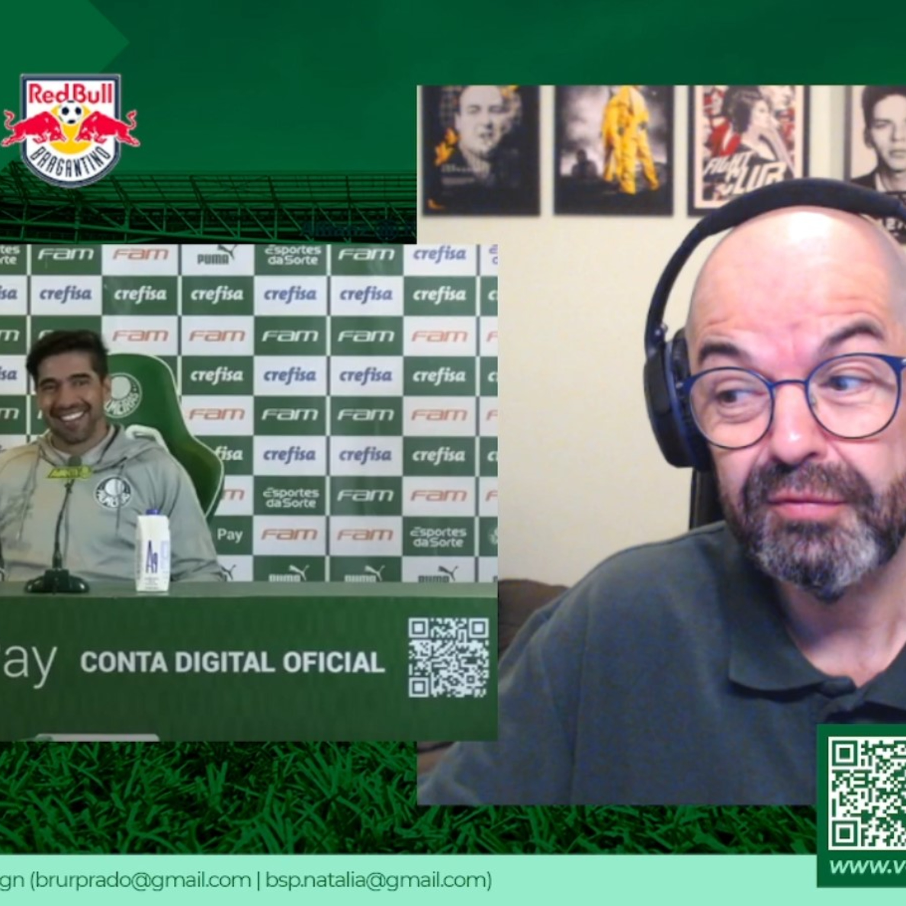 REACT - Coletiva Abel Ferreira - Palmeiras 2x1 Red Bull Bragantino episode artwork