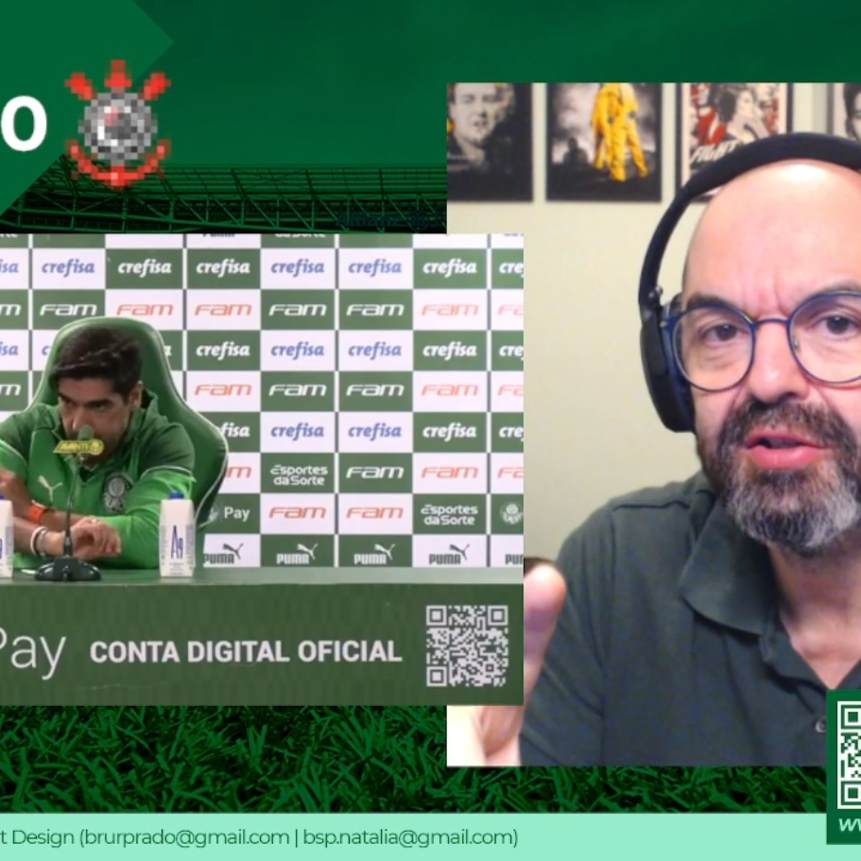 REACT - Coletiva Abel Ferreira - Palmeiras 2x0 Corinthians episode artwork