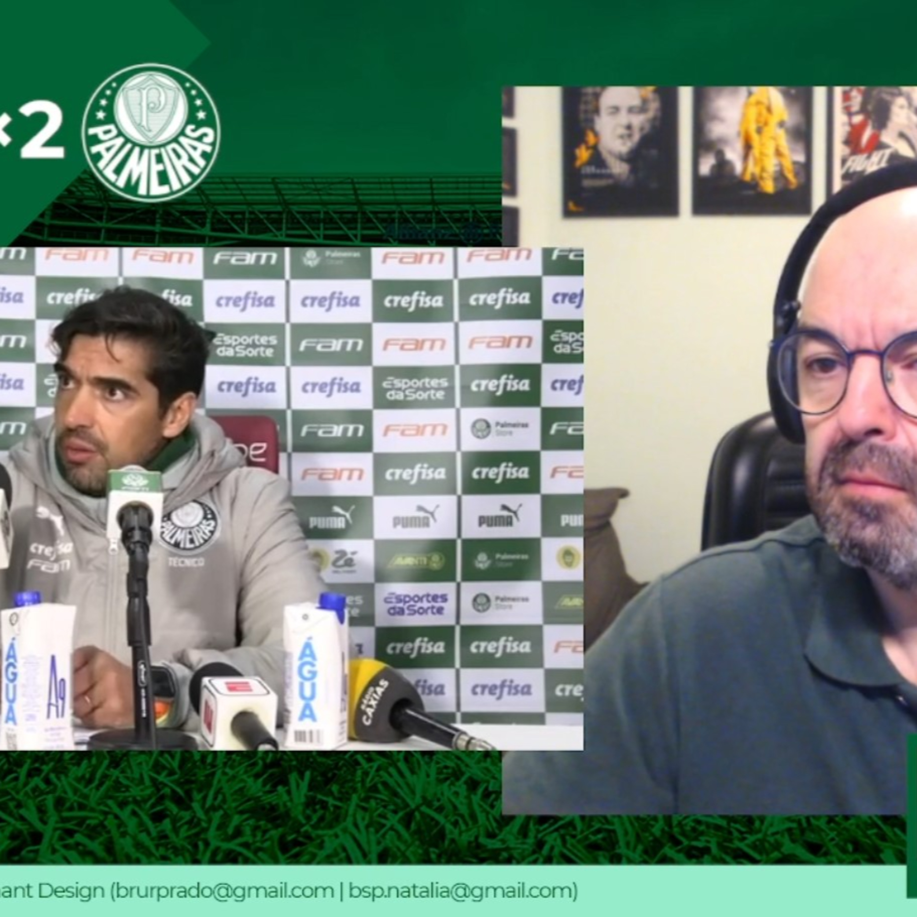 REACT - Coletiva Abel Ferreira - Grêmio 2x2 Palmeiras episode artwork