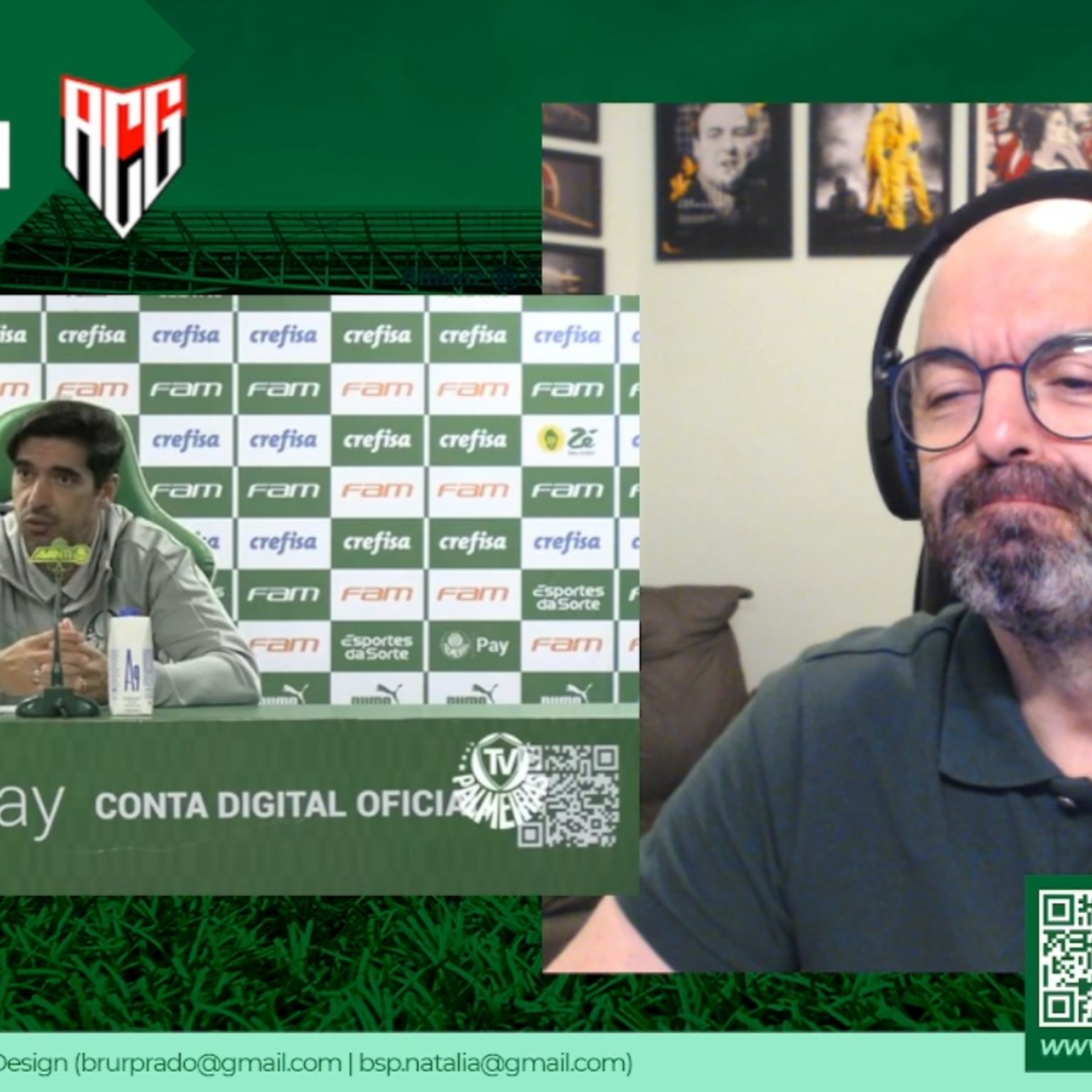 REACT - Coletiva Abel Ferreira - Palmeiras 3x1 Atlético-GO episode artwork