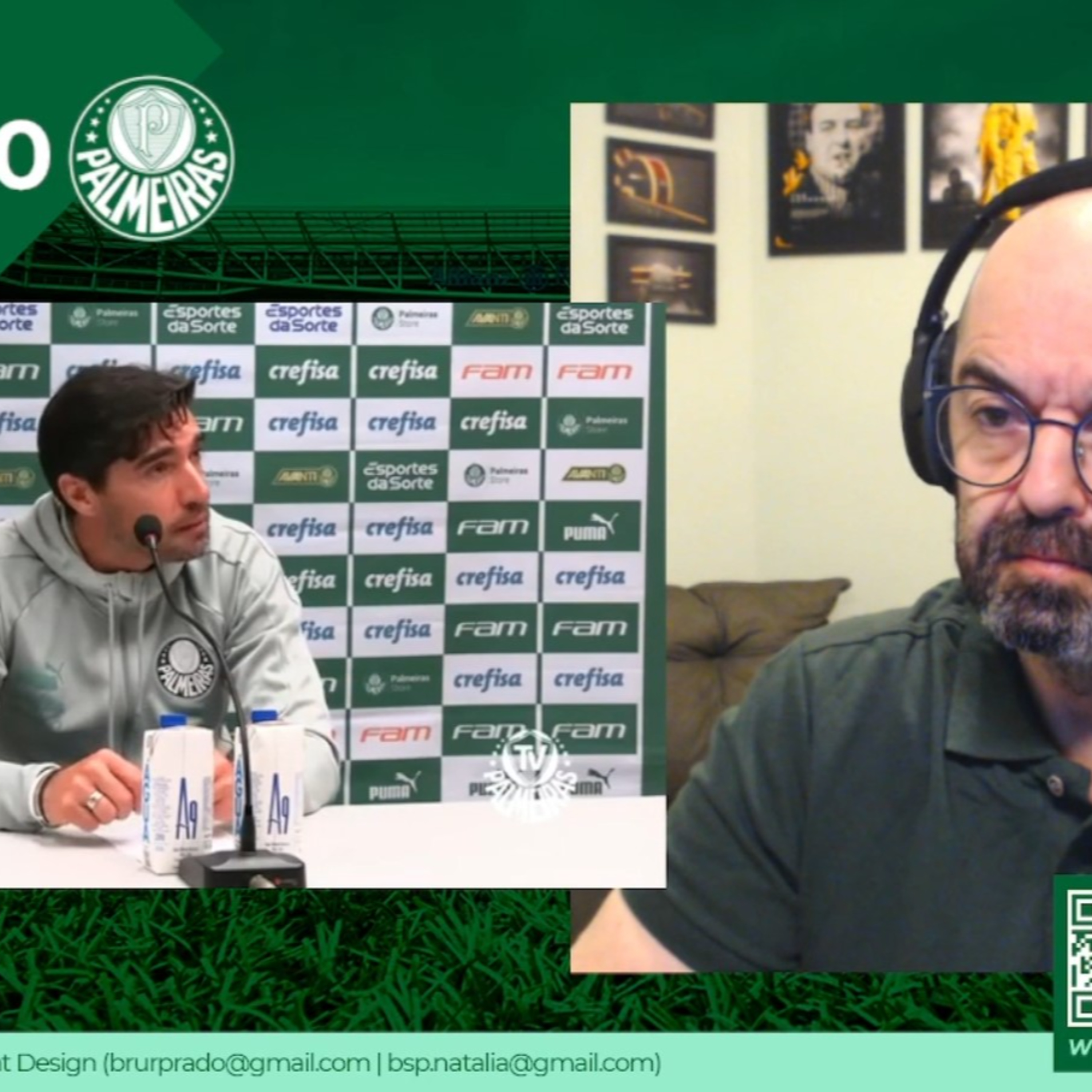 REACT - Coletiva Abel Ferreira - Flamengo 2x0 Palmeiras episode artwork