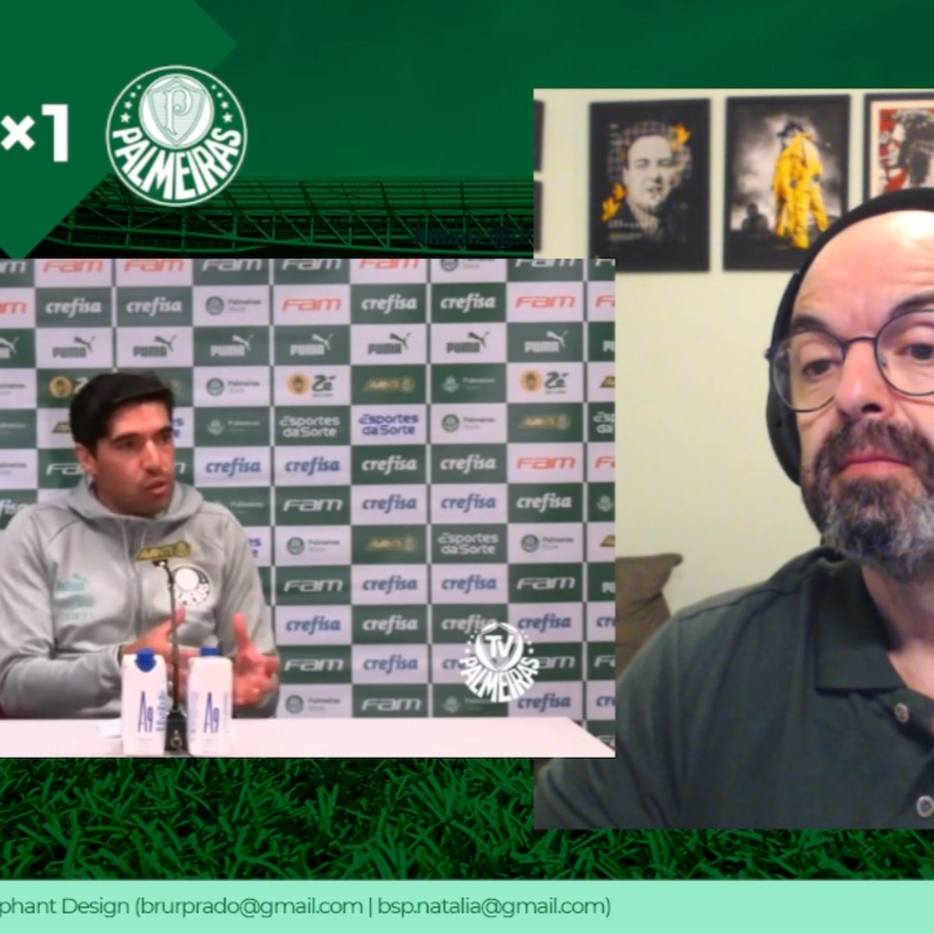 REACT - Coletiva Abel Ferreira - Internacional 1x1 Palmeiras episode artwork