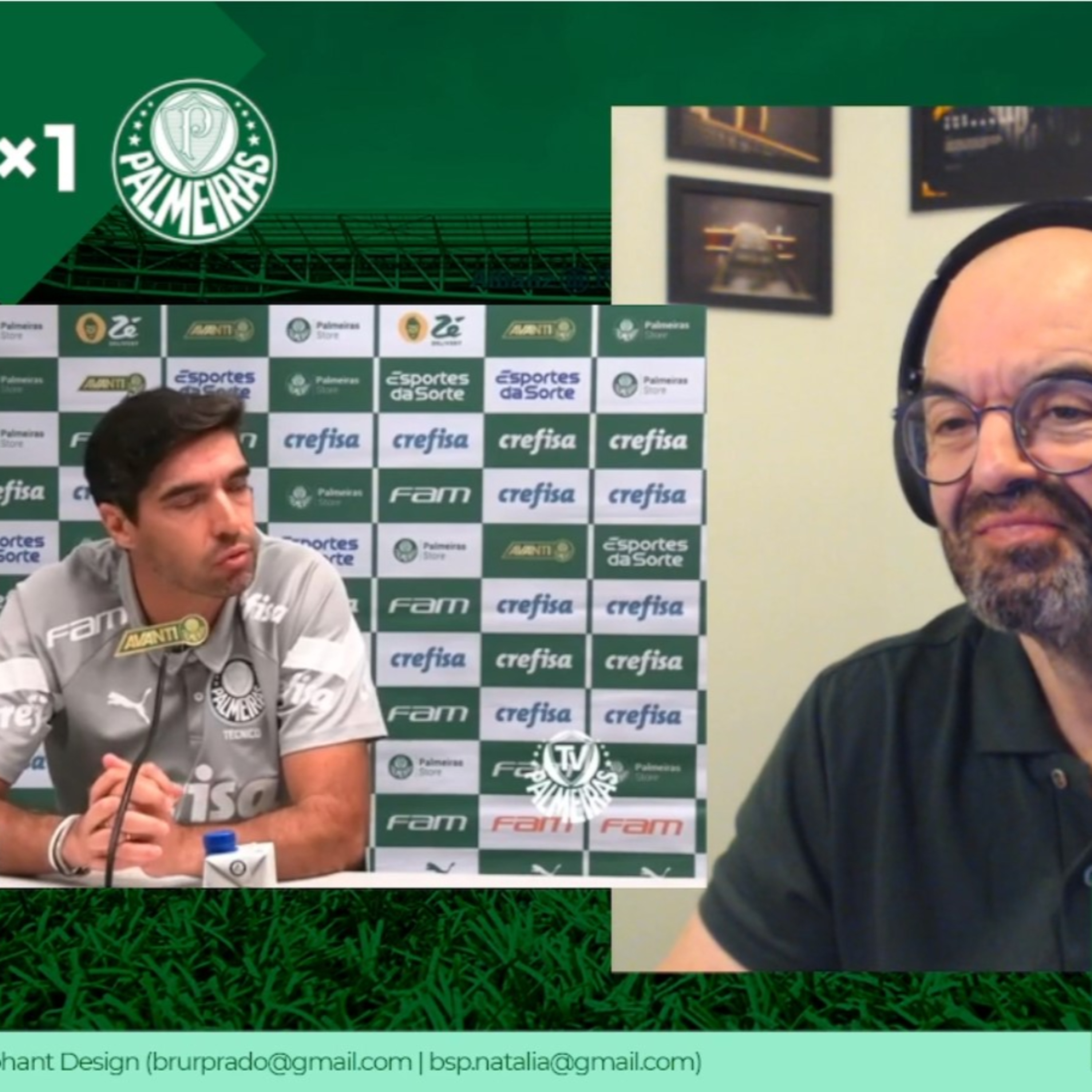 REACT - Coletiva Abel Ferreira - Flamengo 1x1 Palmeiras episode artwork