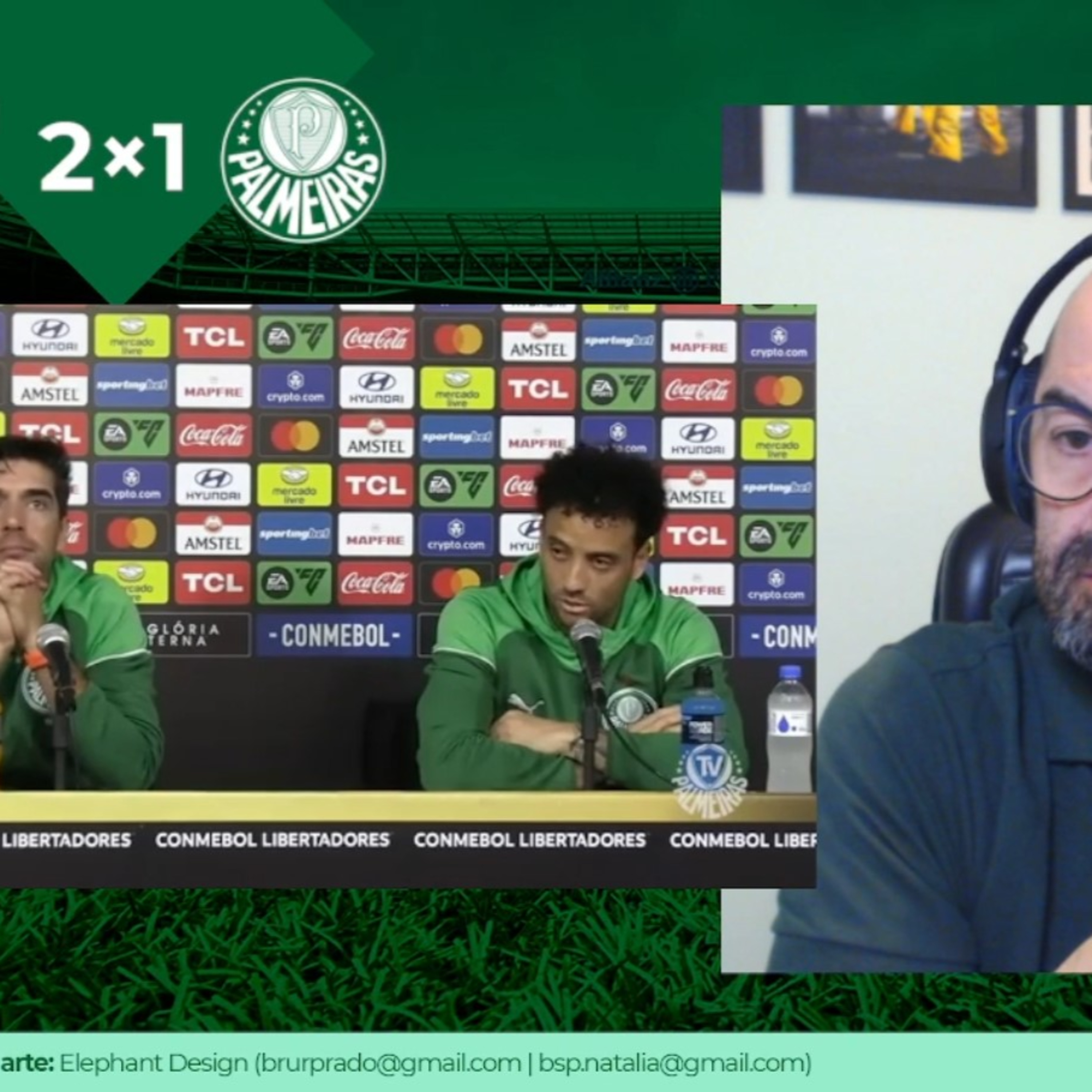 REACT - Coletiva Abel Ferreira - Botafogo 2x1 Palmeiras episode artwork