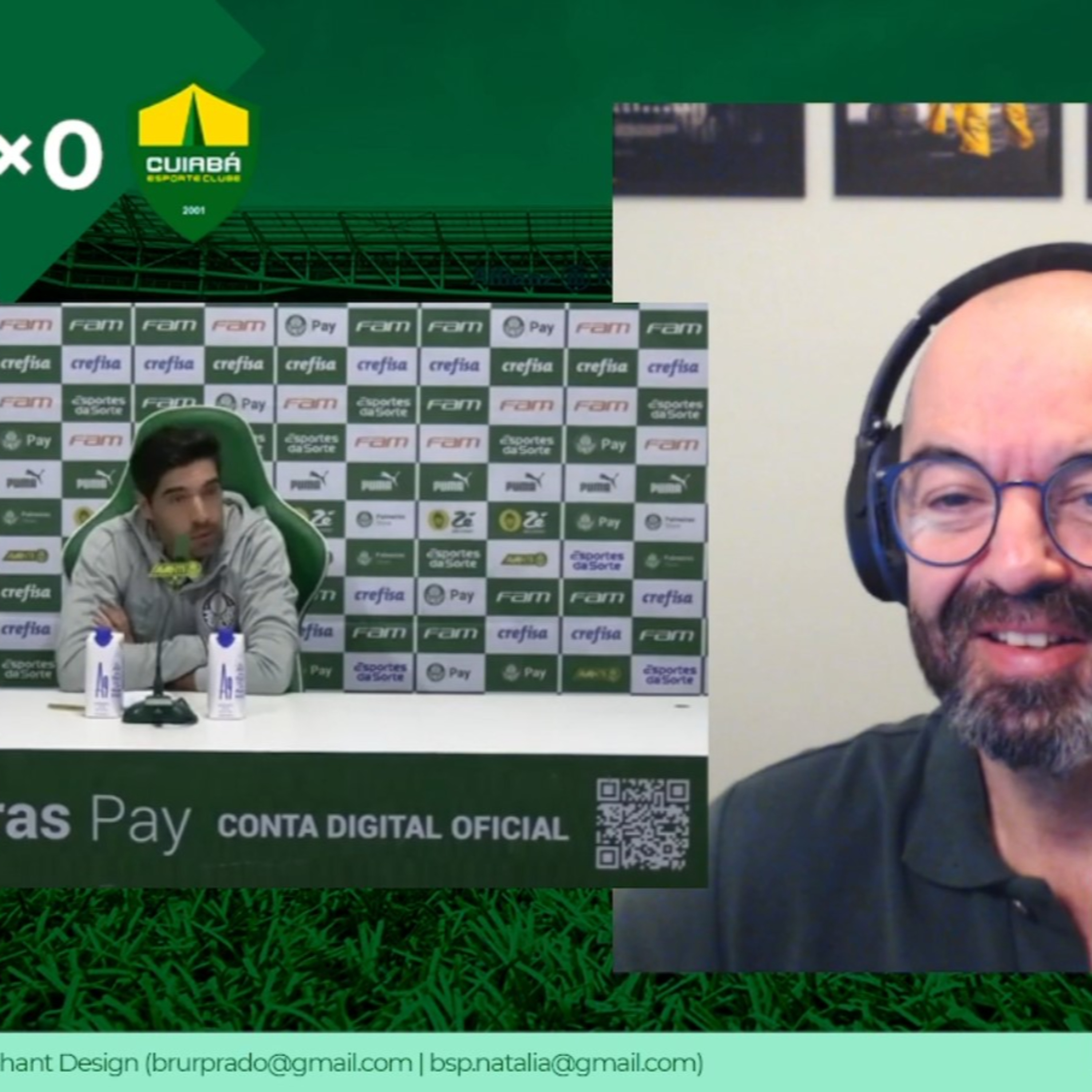 REACT - Coletiva Abel Ferreira - Palmeiras 5x0 Cuiabá episode artwork