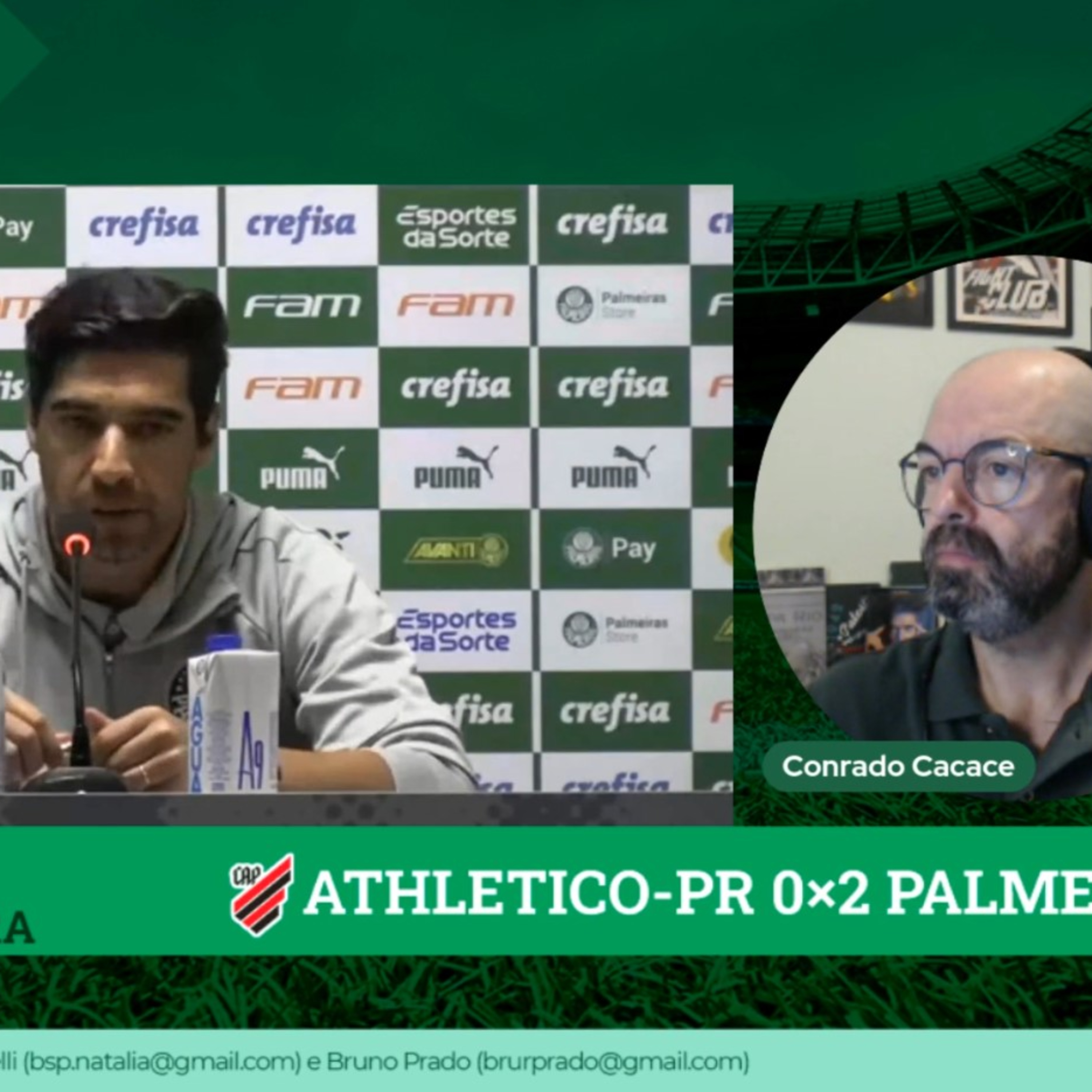 REACT - Coletiva Abel Ferreira - Athletico-PR 0x2 Palmeiras episode artwork