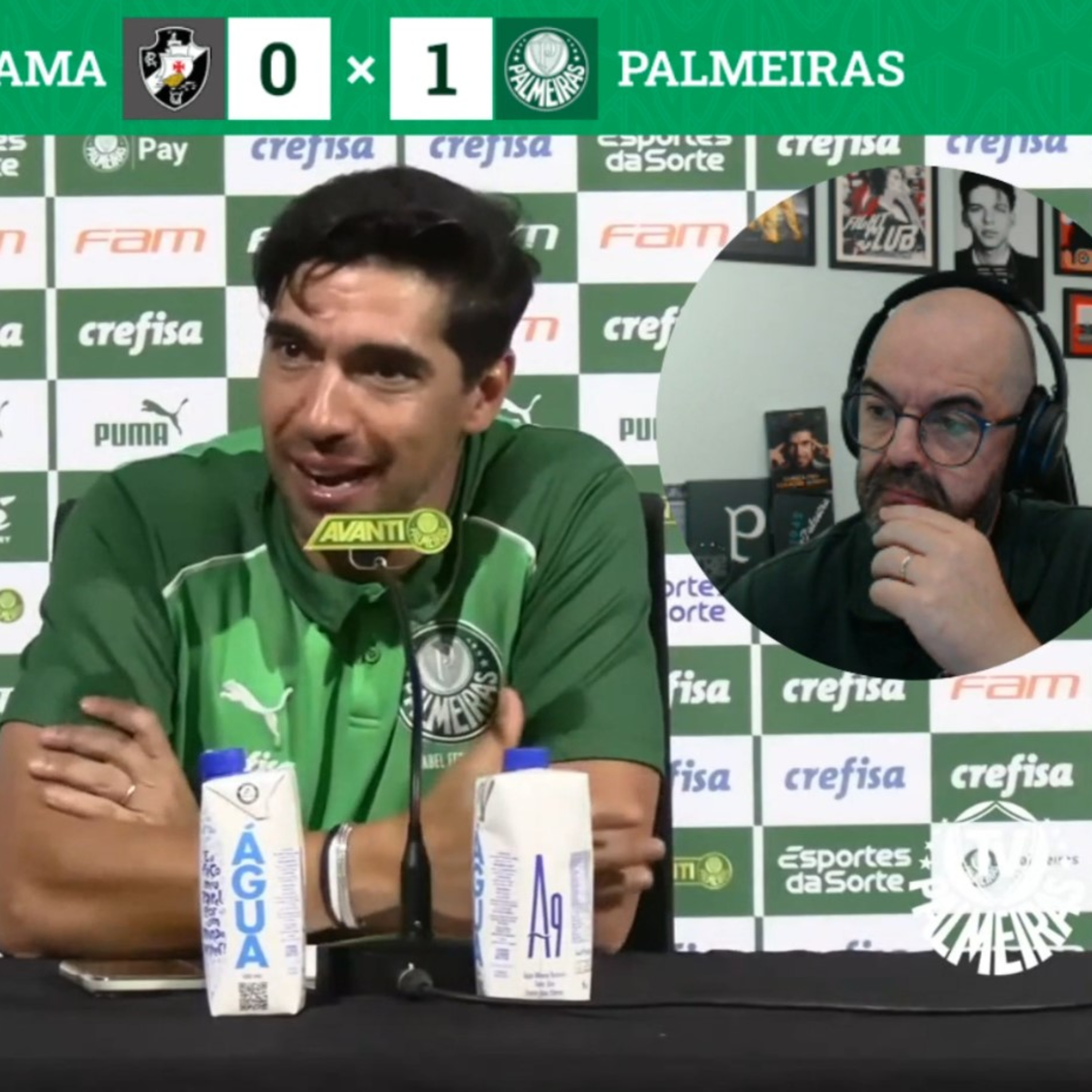 REACT - Coletiva Abel Ferreira - Vasco 0x1 Palmeiras episode artwork