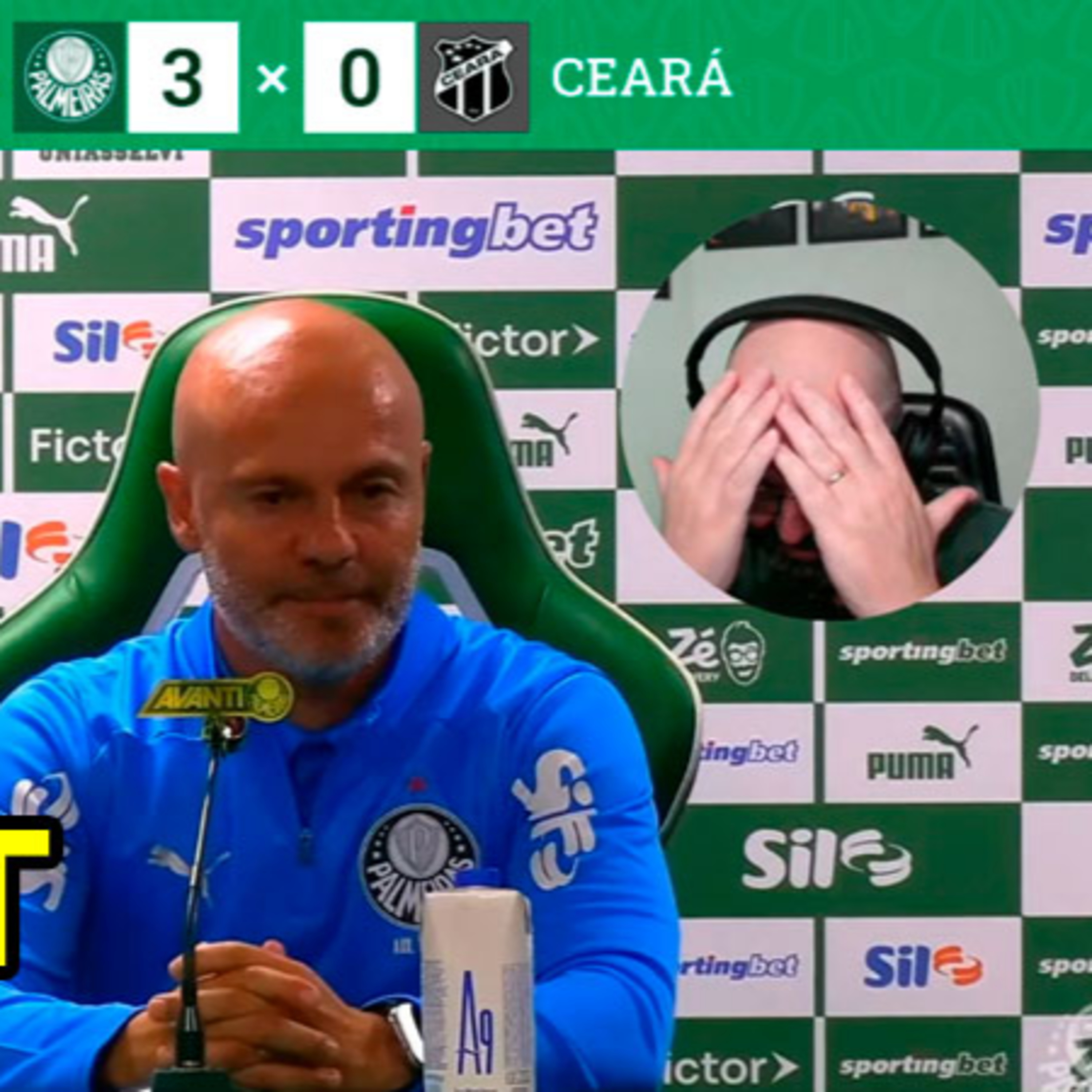 REACT - Coletiva Vitor Castanheira - Palmeiras 3x0 Ceará episode artwork