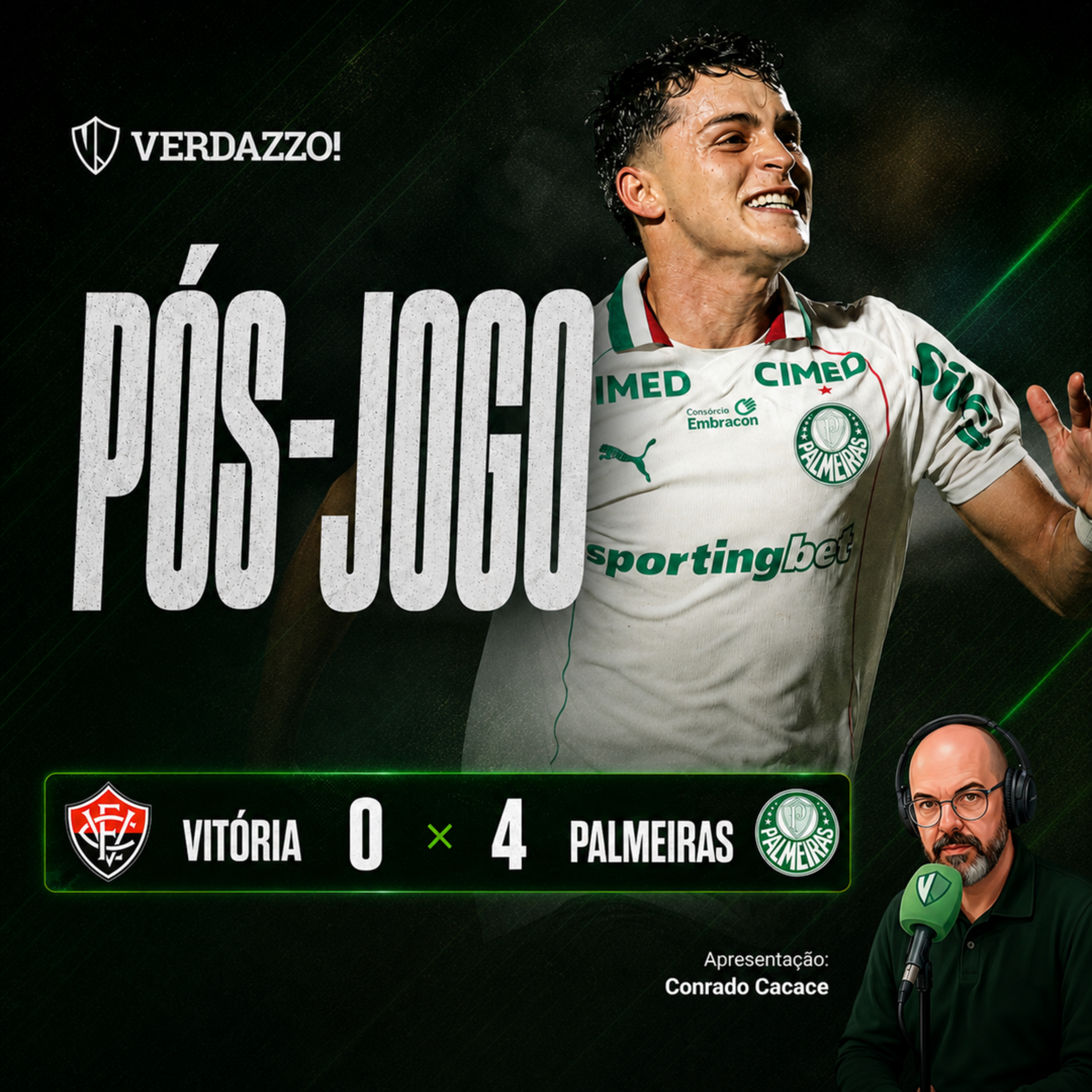 PÓS-JOGO Vitória 0x4 Palmeiras episode artwork