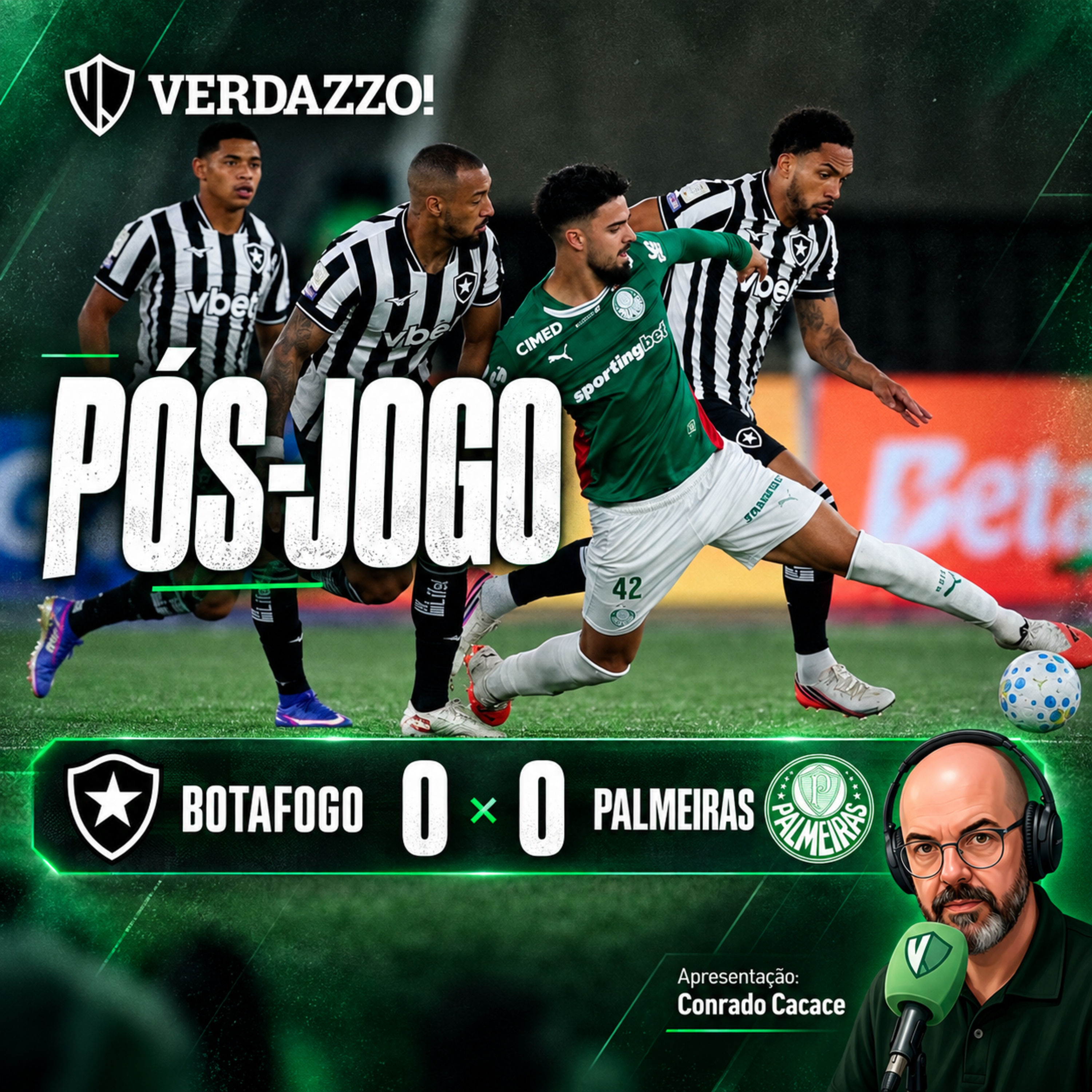 PÓS-JOGO Botafogo do Rio 0x0 Palmeiras episode artwork