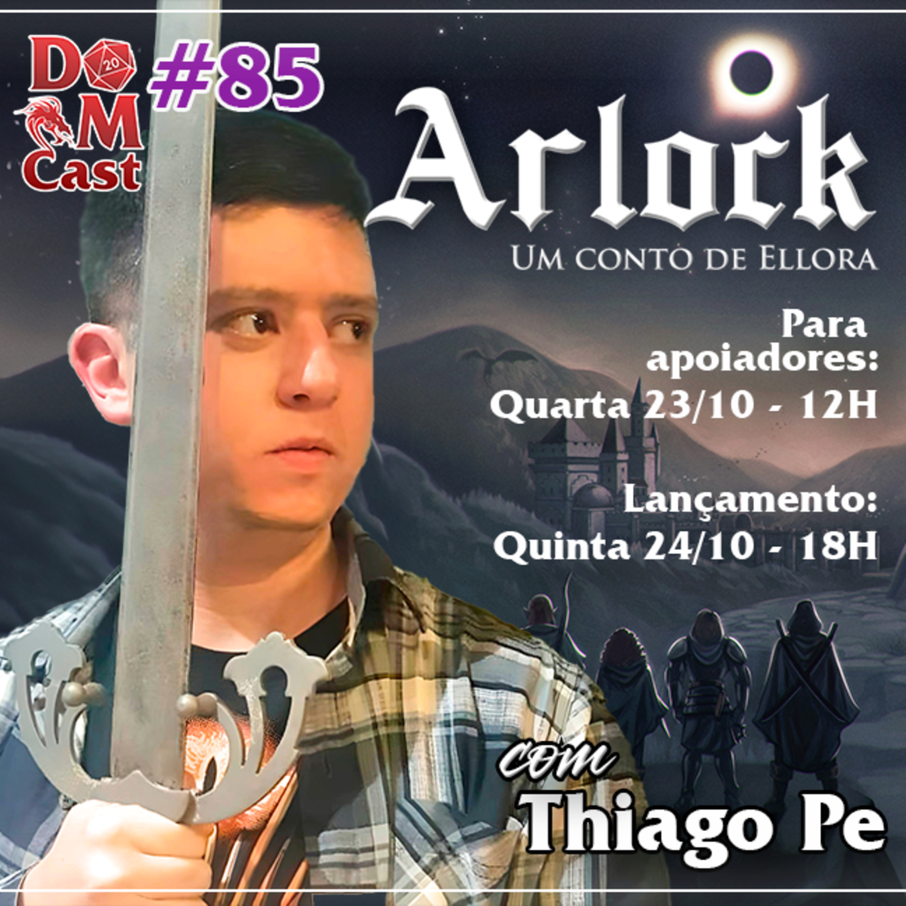 DM Cast #85 - Arlock - Um Conto de Ellora - Com Thiago Pe episode artwork