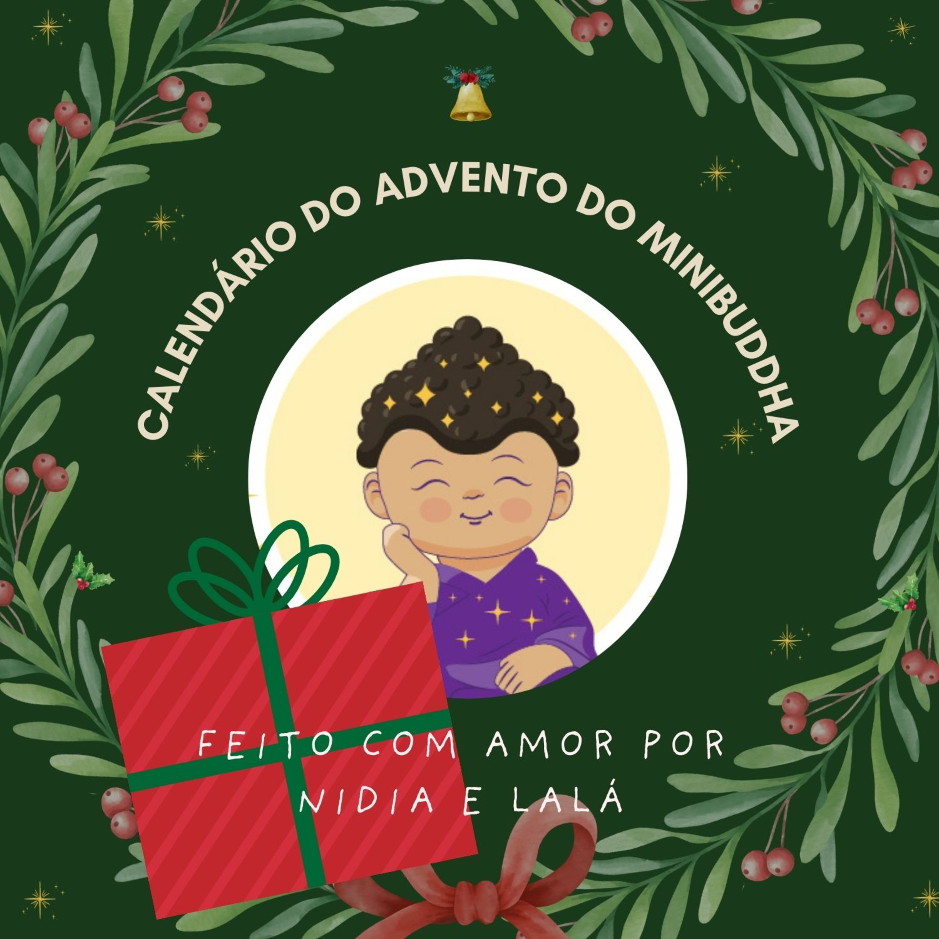 🌟um presente de natal colorido🌟 calendário do advento do minibuddha | meditações e histórias para crianças
